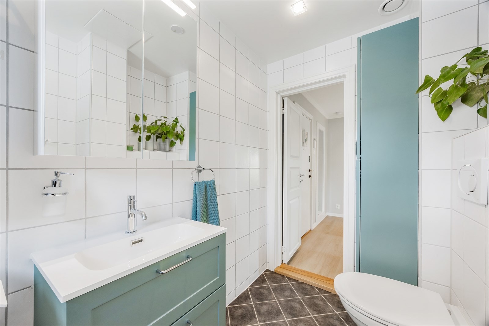 Badet ble pusset opp i 2010 i regi av borettslaget. Galleribilde