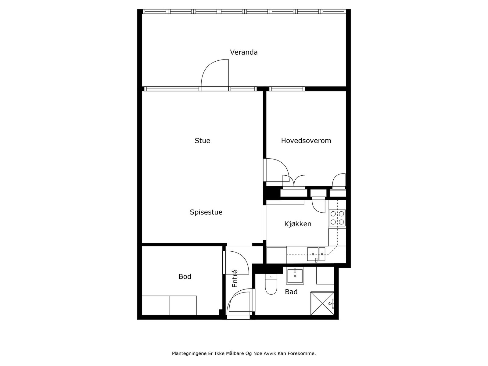 Plantegning Galleribilde