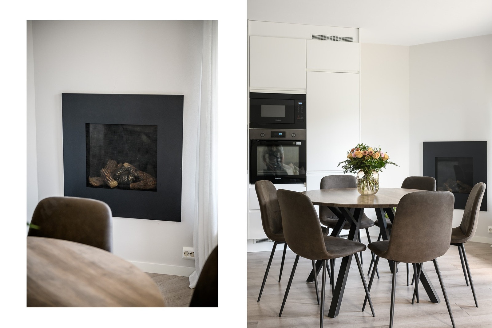 Gasspeis som gir både varme og hygge. God plass til middagsgjester. Galleribilde