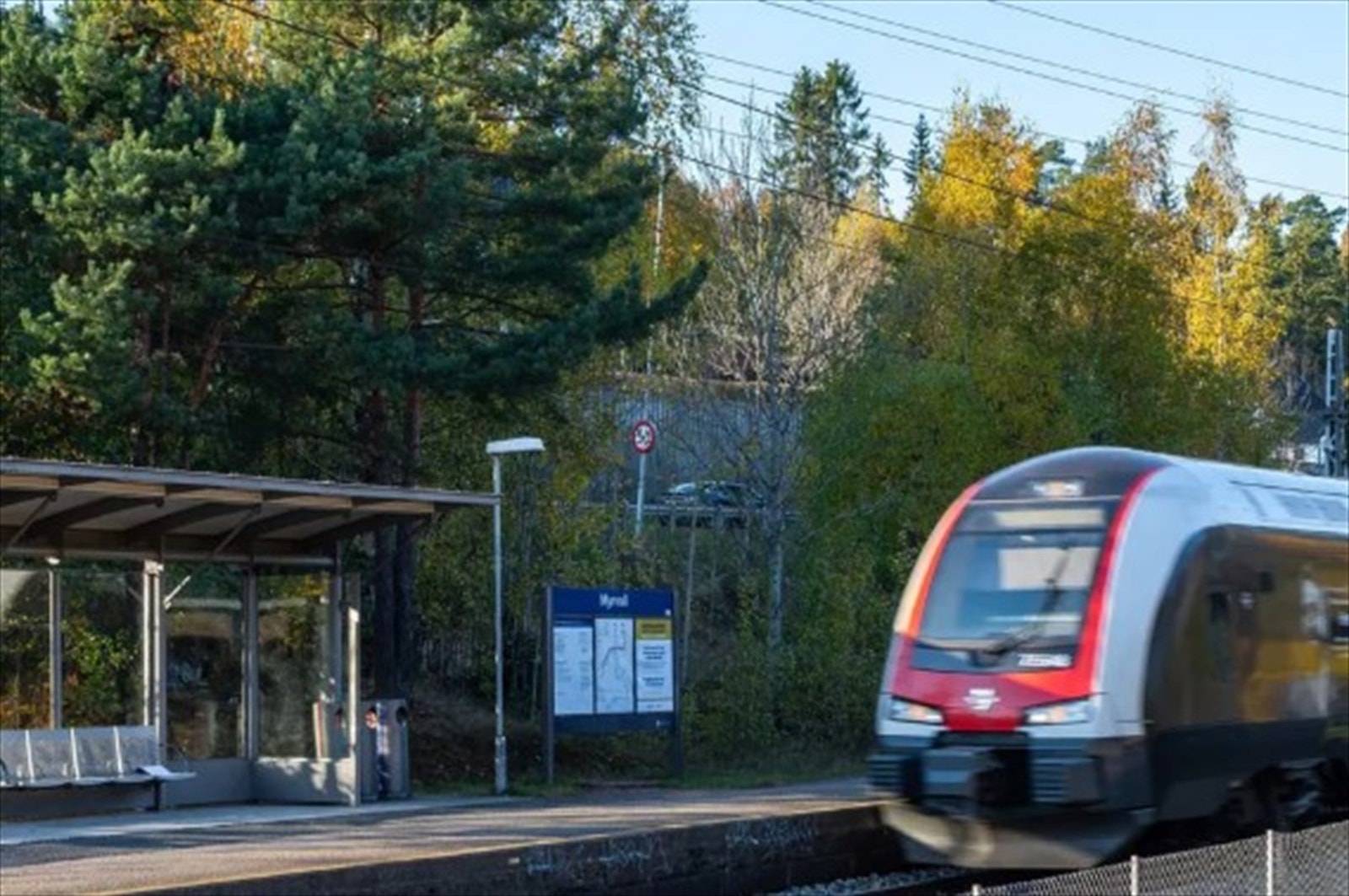 Det er nærhet til togstasjonen som kun bruker 24 minutter inn til Oslo S. Galleribilde