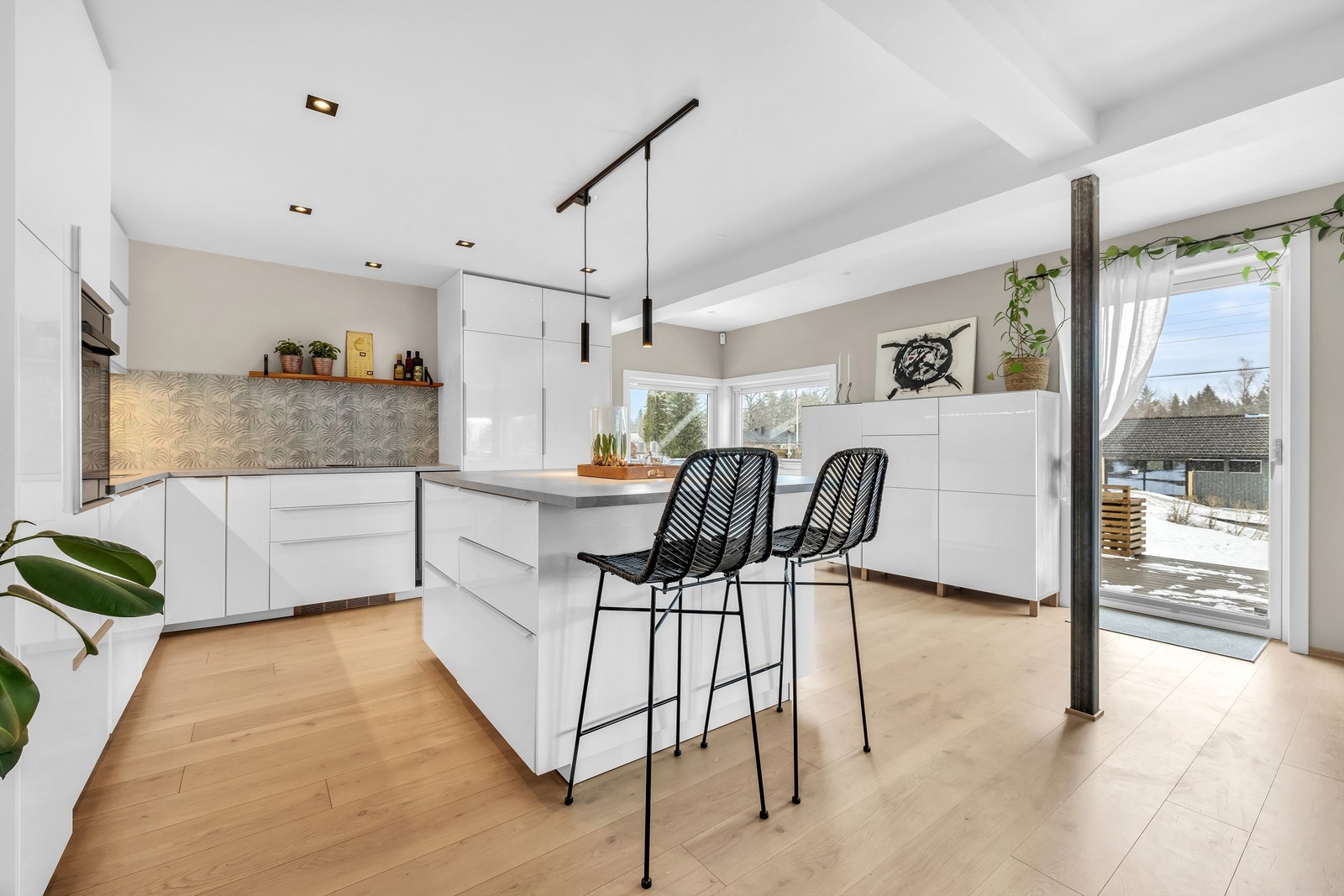 Kjøkkenet ble pusset opp i 2020 Galleribilde