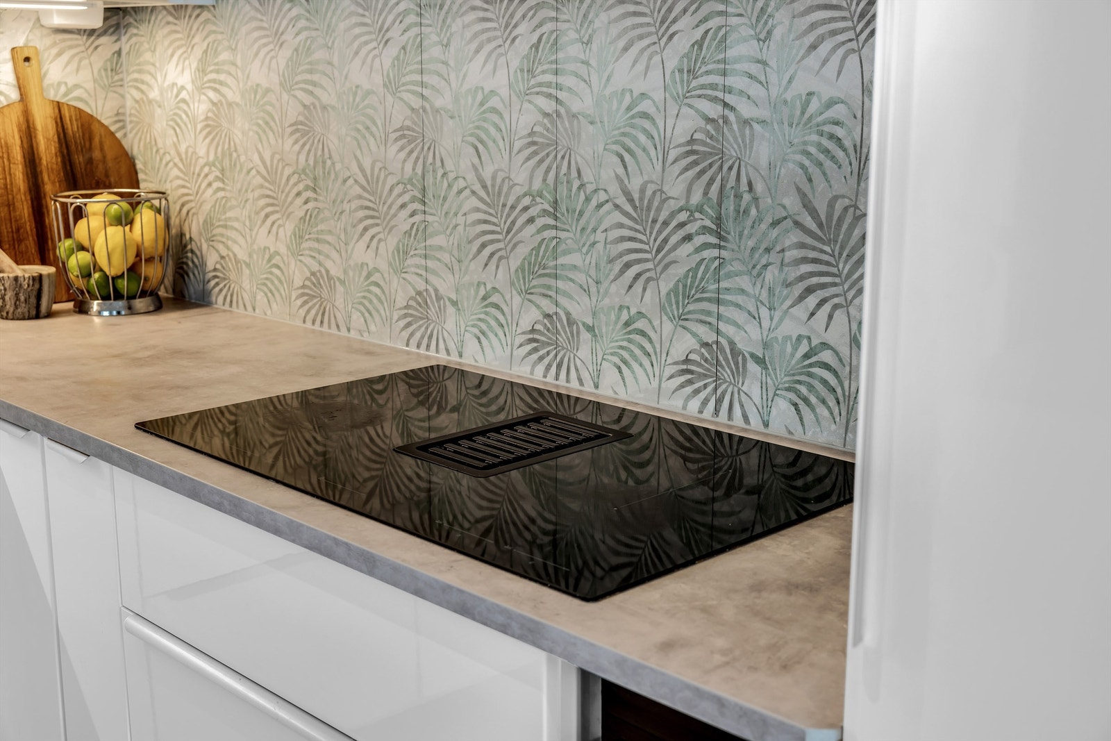 Integrert avtrekk i induksjonstoppen Galleribilde