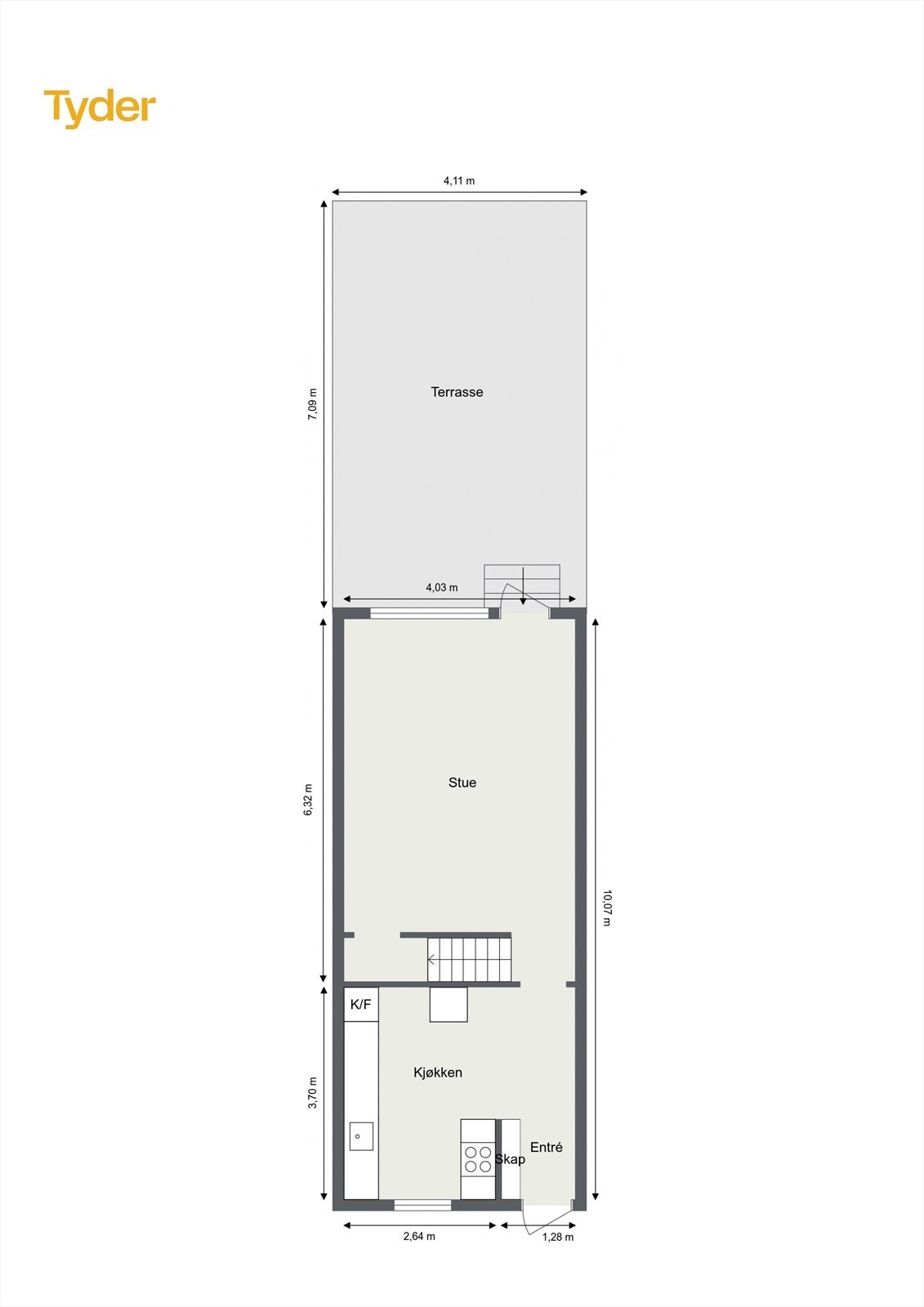 Planskisse 1. etasje Galleribilde