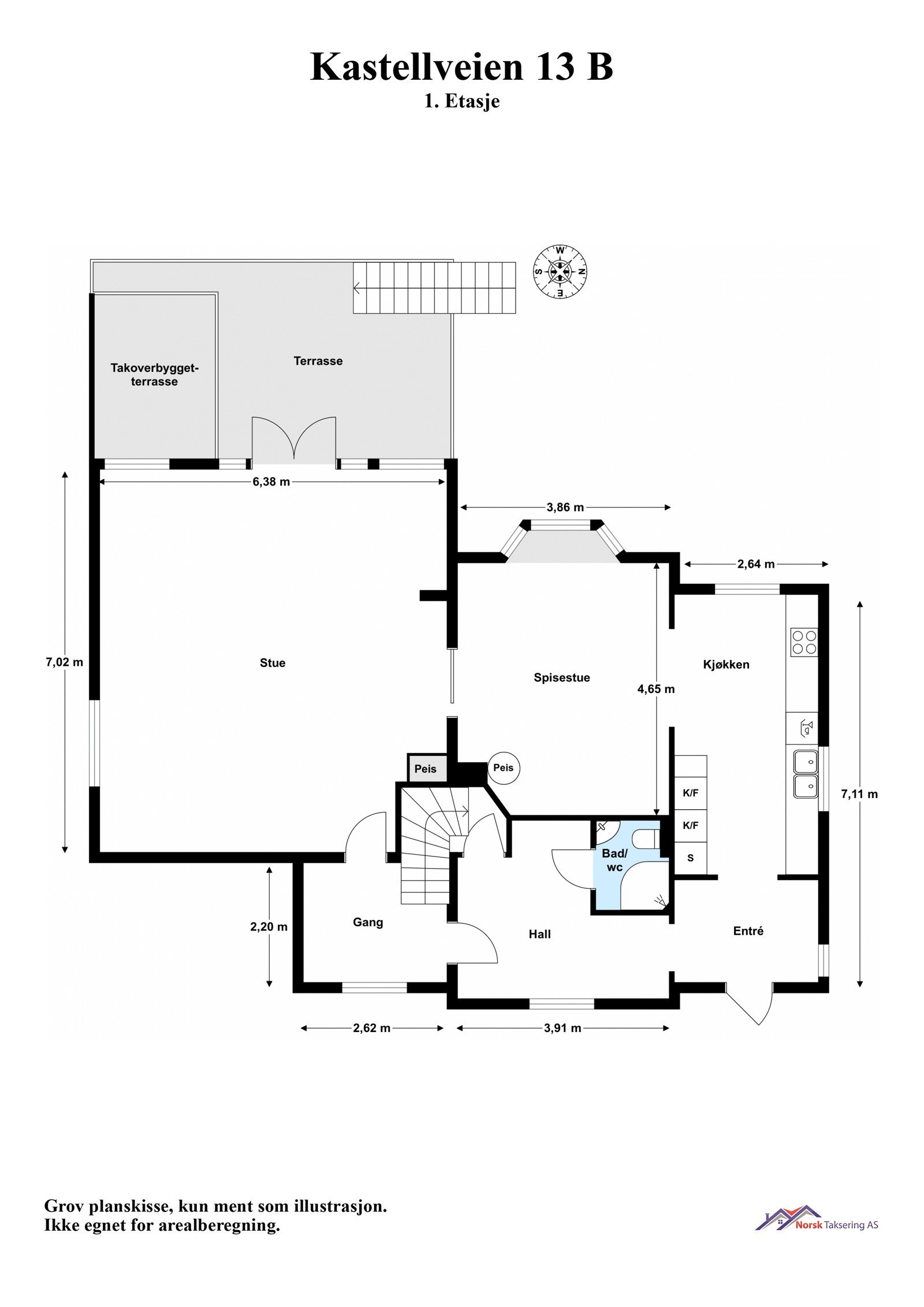 Kastellveien 13 B - 1. Etasje Galleribilde
