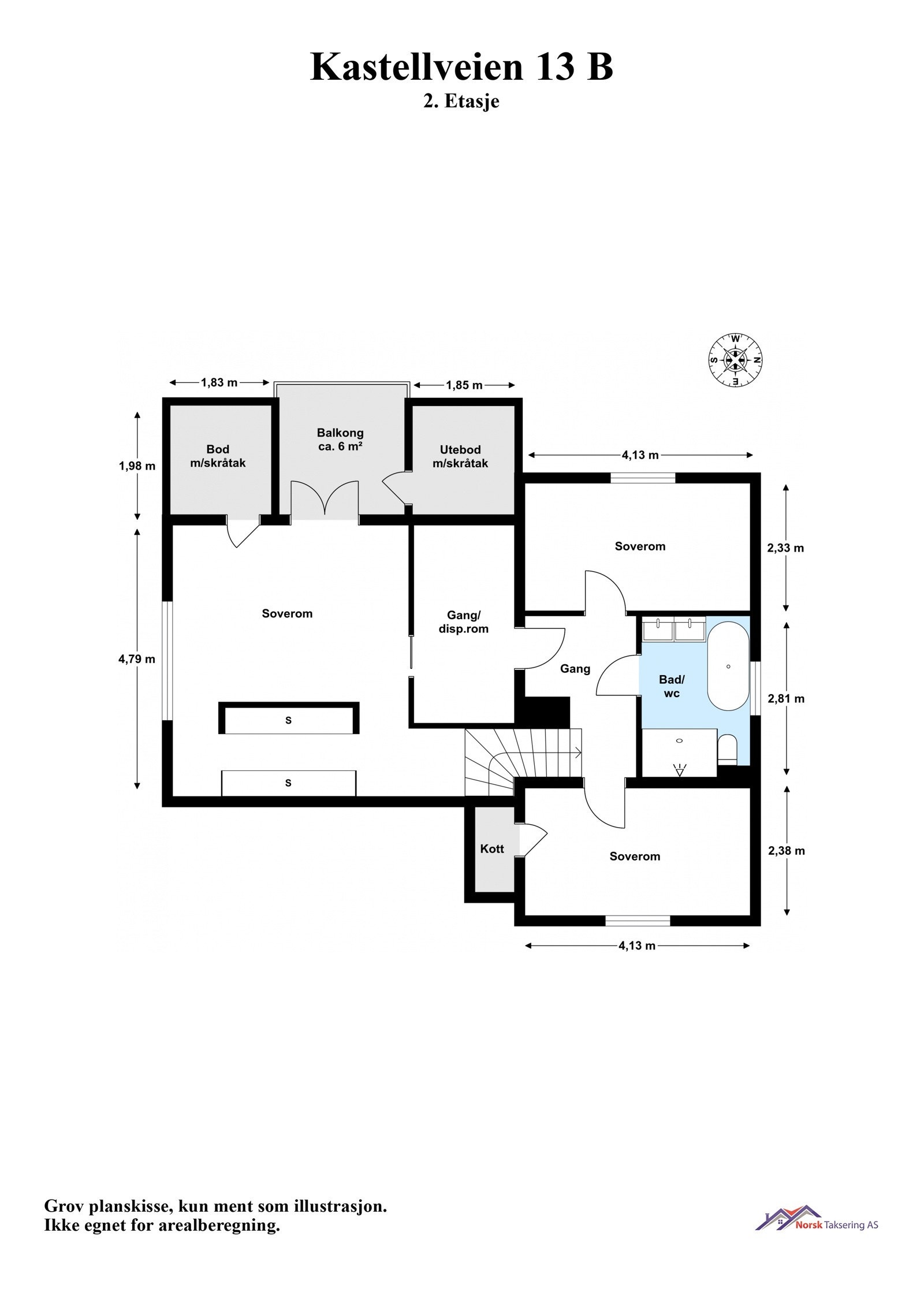 Kastellveien 13 B - 2. Etasje Galleribilde
