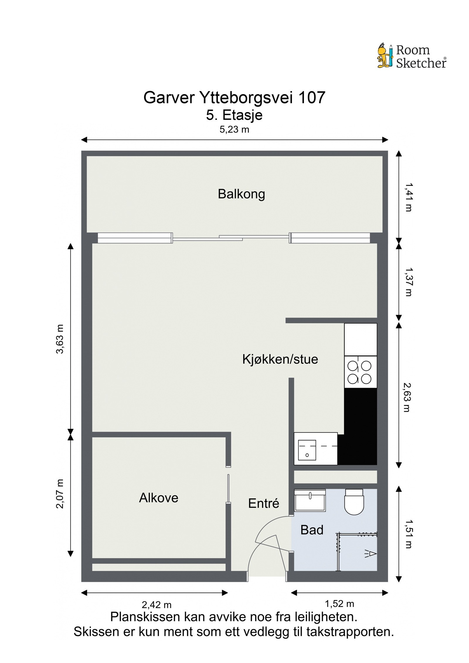 Plantegning Galleribilde