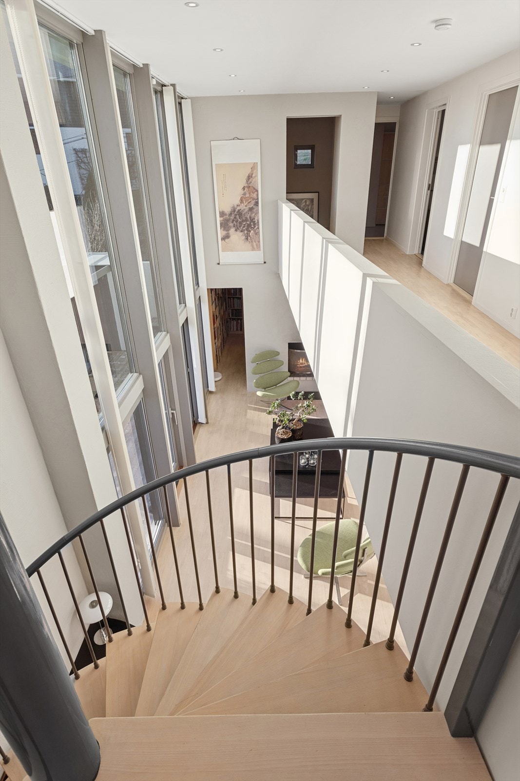 Trappegang opp til soveromsavdeling. Galleribilde