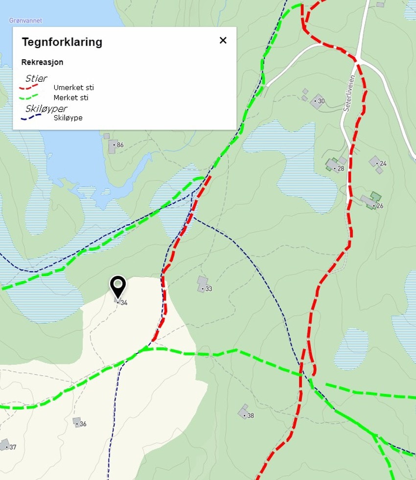 Skiløyper og stier Seterliveien 34 Galleribilde