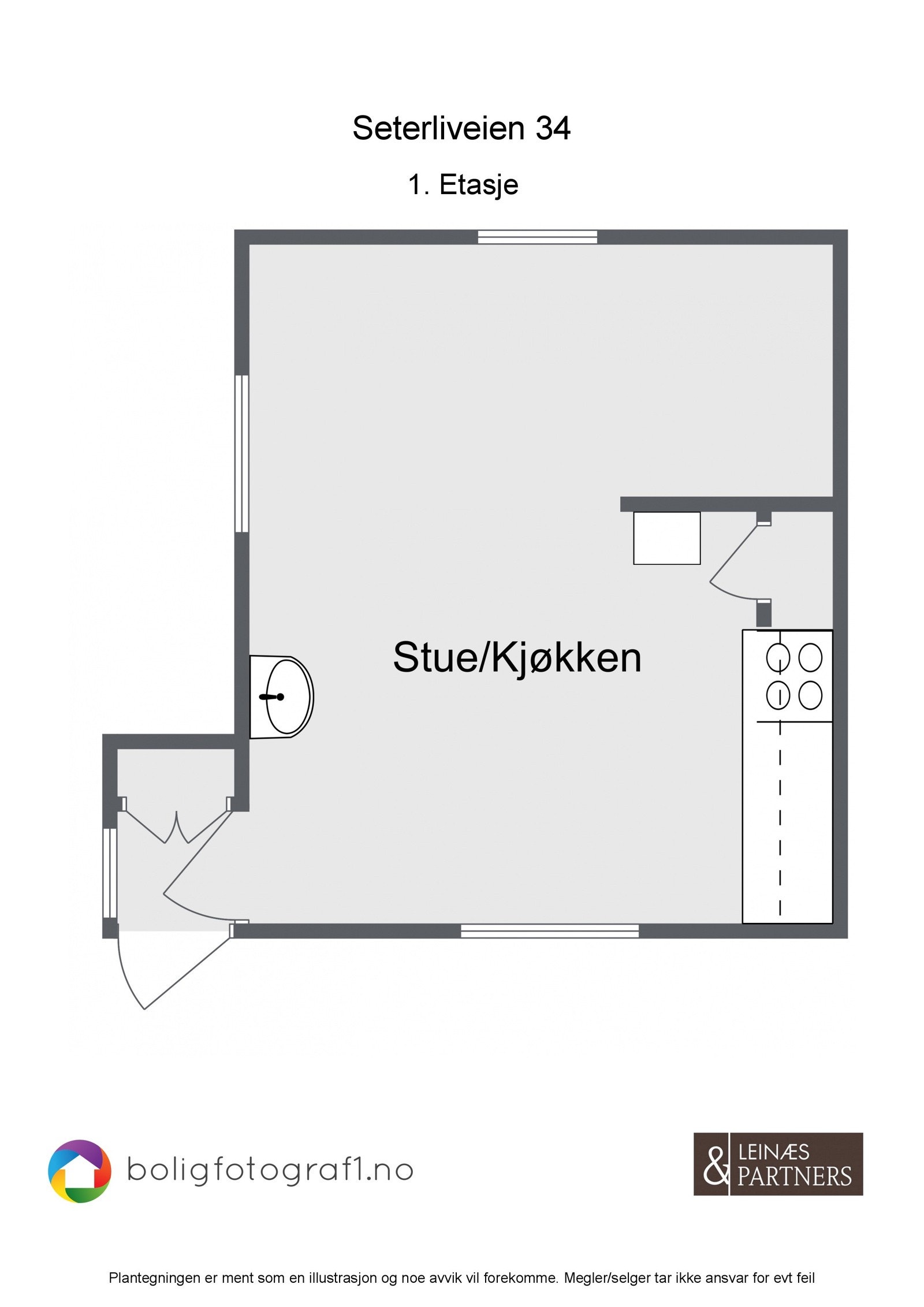 Plantegning Galleribilde