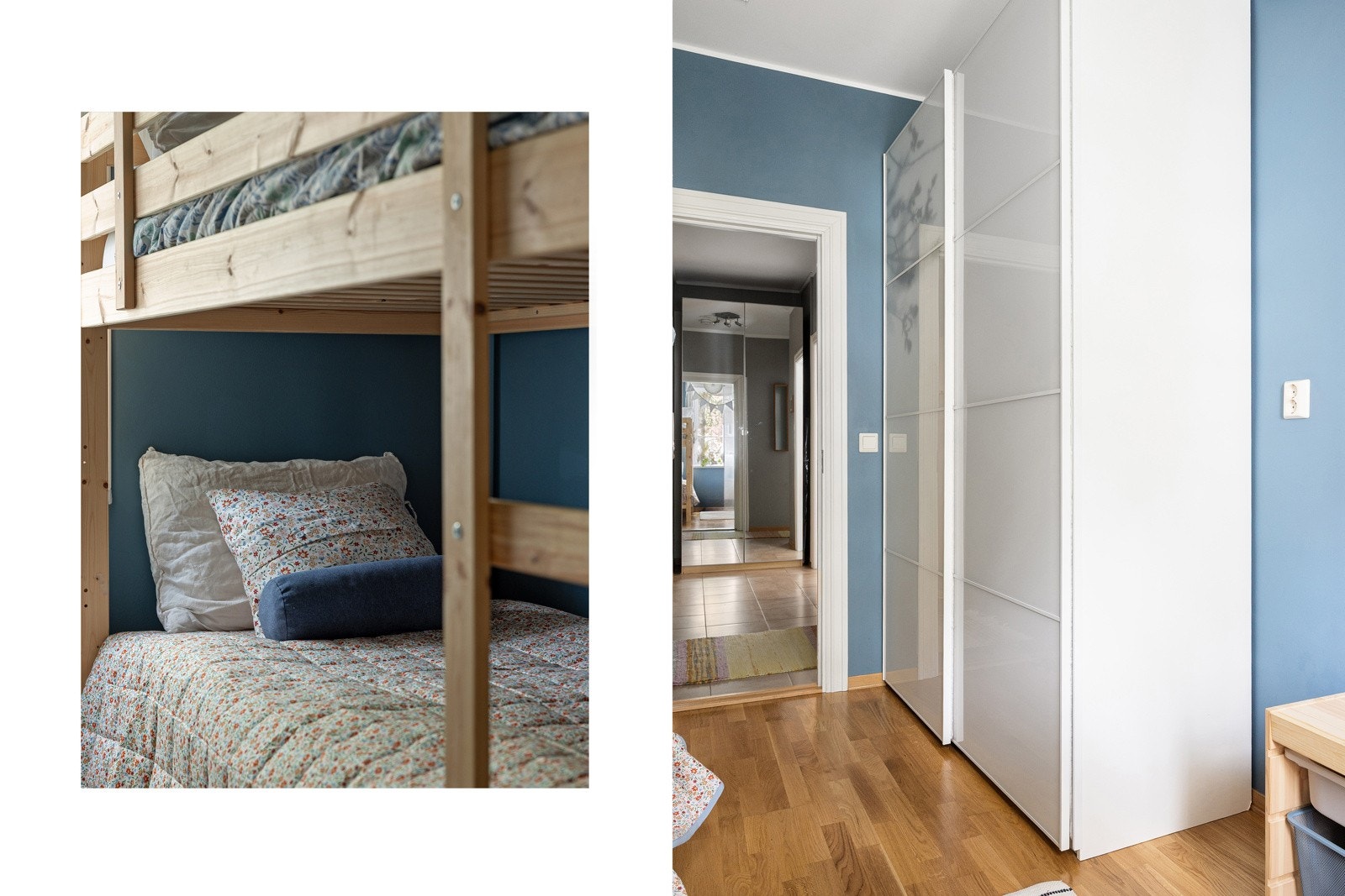 Her er det plass til ca. 150 cm bred seng, nattbord og garderobeskap Galleribilde