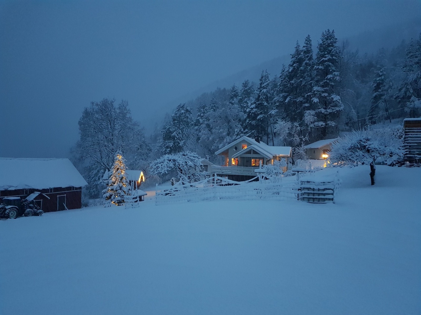 Stemningsbilde fra julen, privat foto. Galleribilde