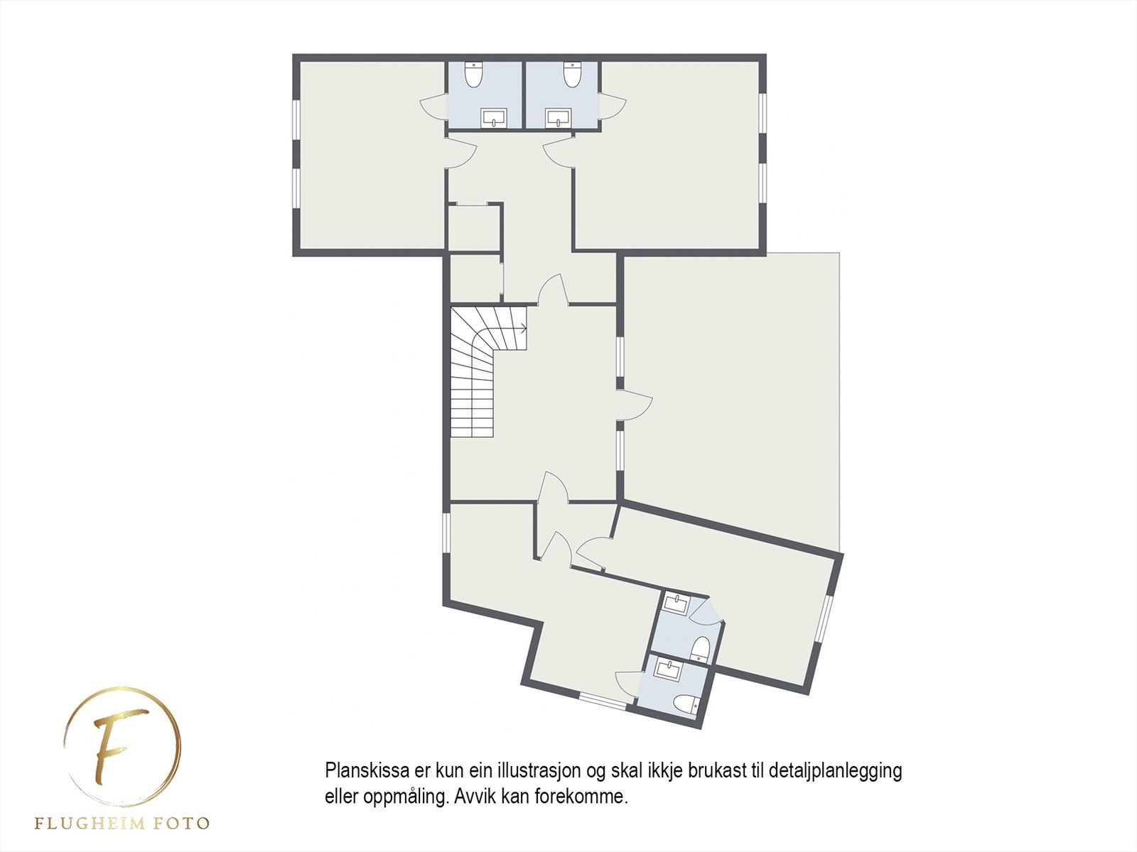 Planteikning 3etasje Galleribilde