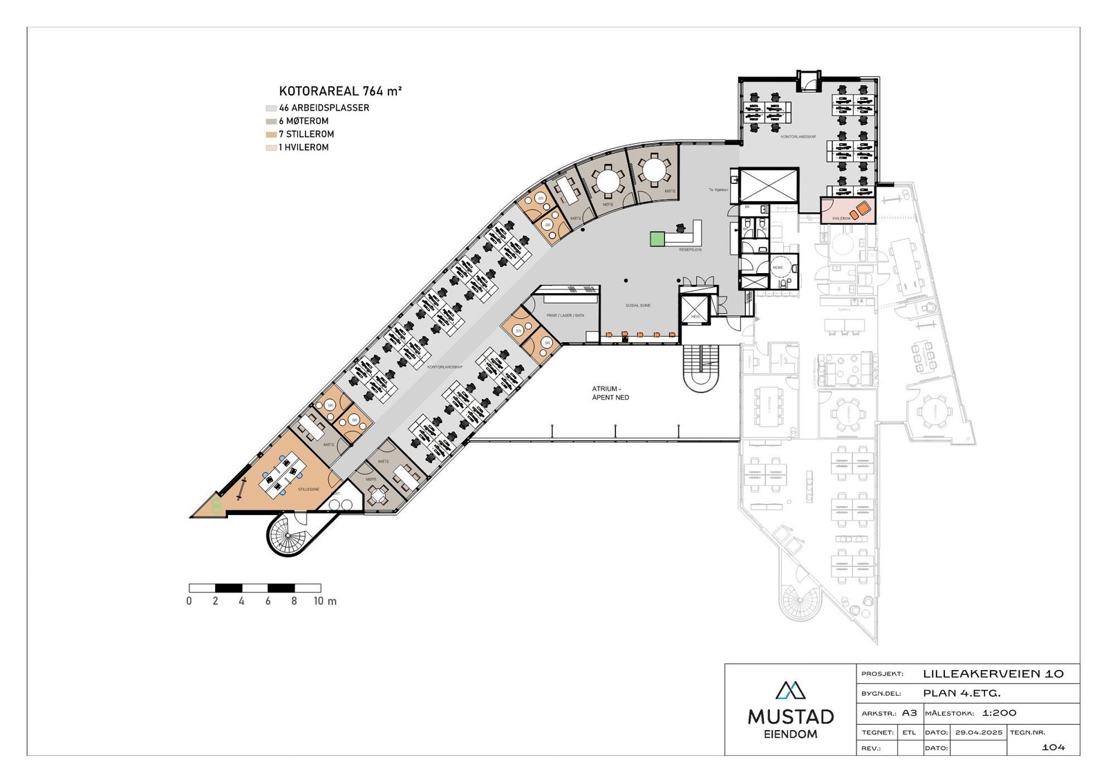 Plantegning 4.etg Galleribilde