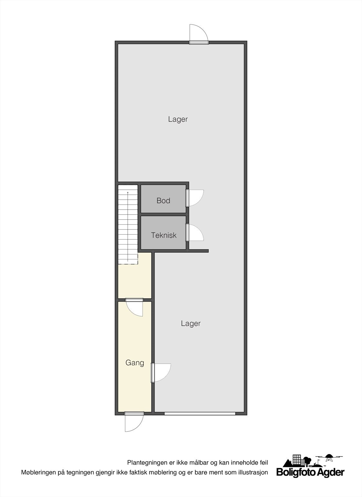 Planskisse - 1. etasje Galleribilde
