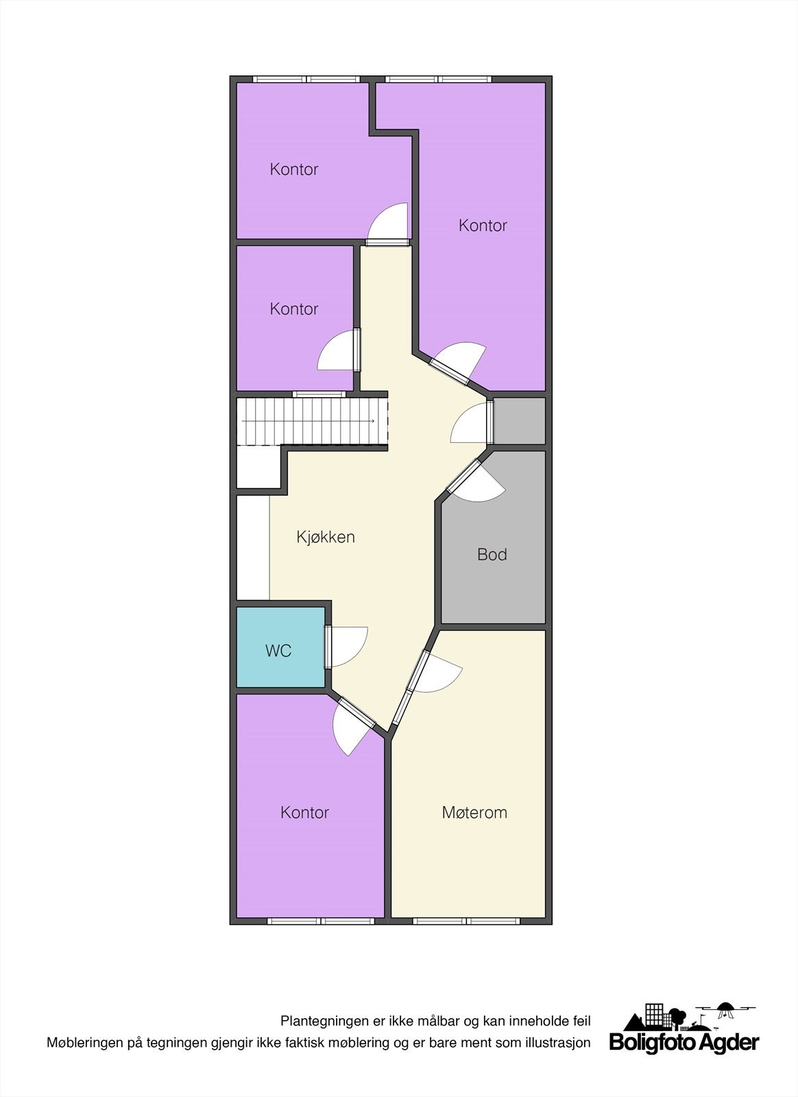 Planskisse - 2. etasje Galleribilde