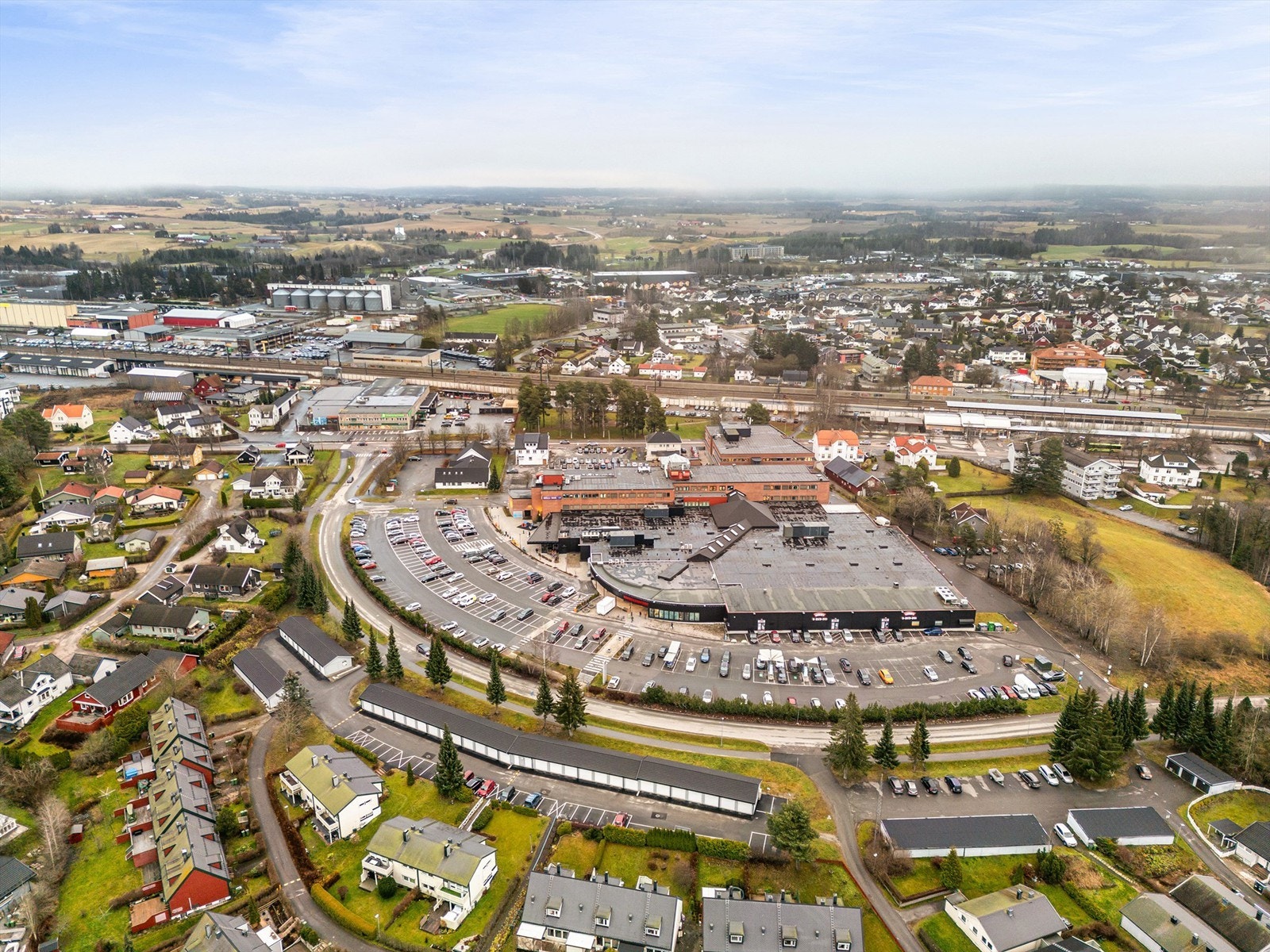 Kløfta sentrum. Galleribilde