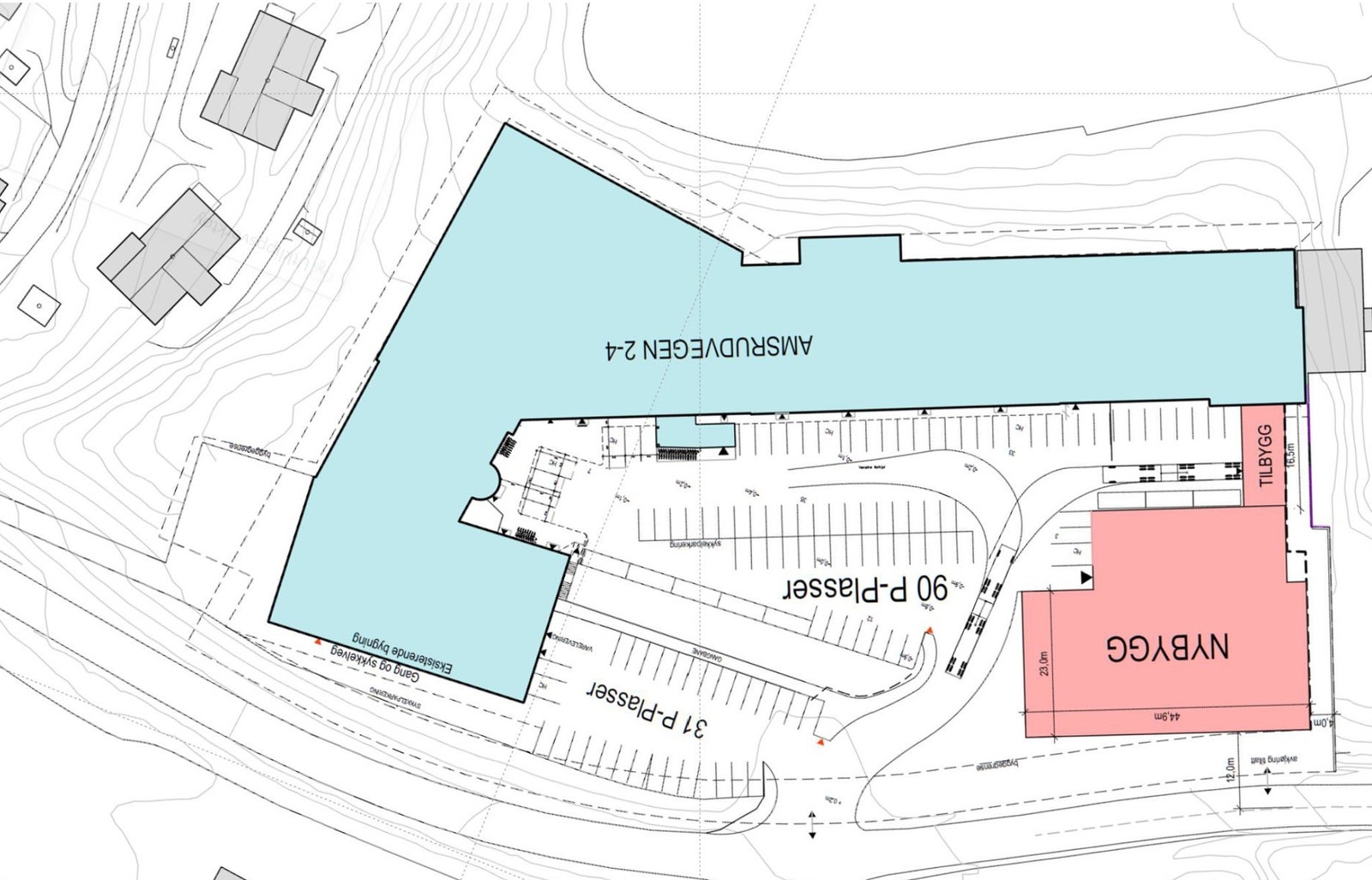 Situasjosplan Galleribilde