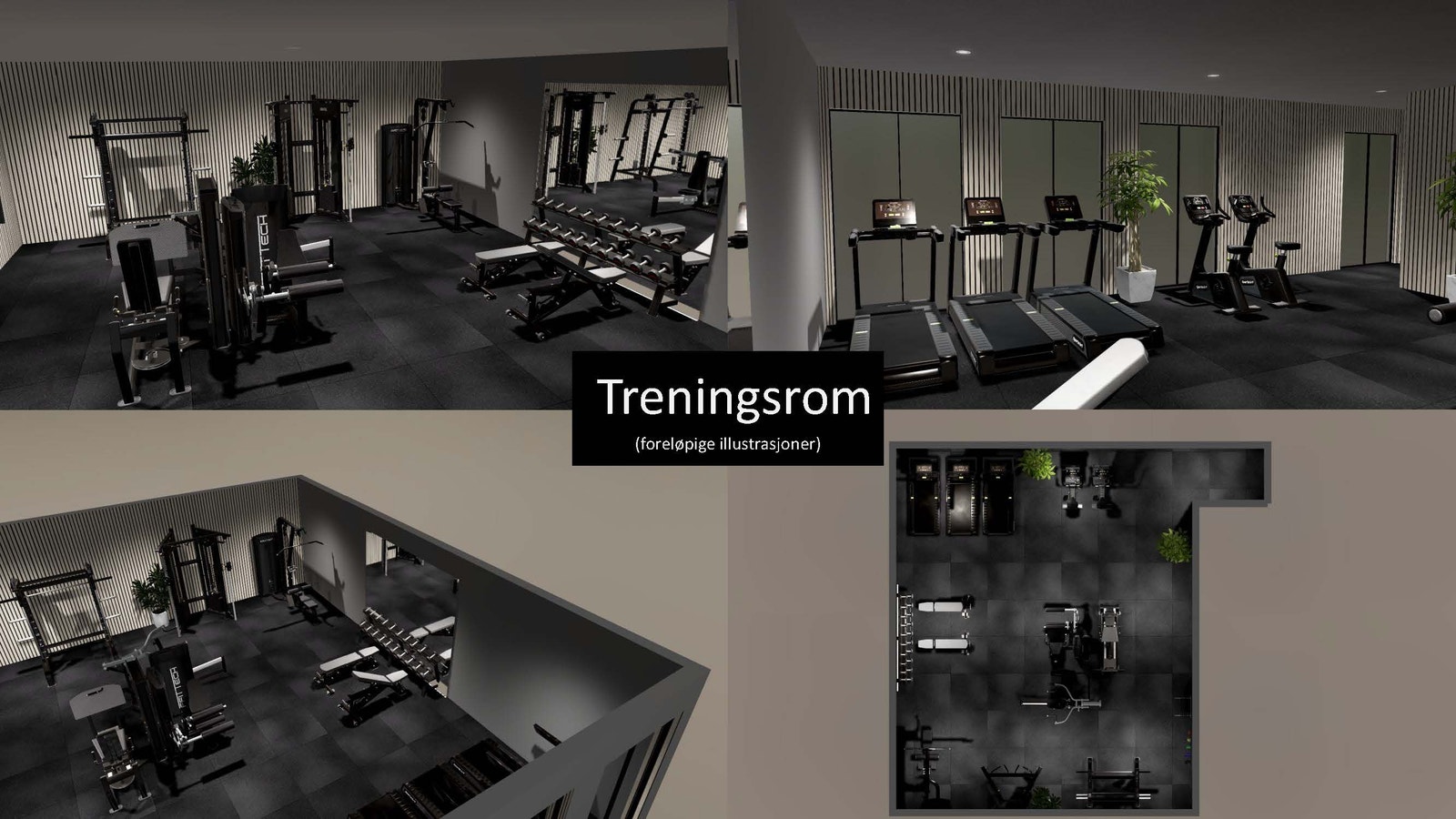 Foreløpige illustrasjoner – endelig løsning kan avvike. Galleribilde