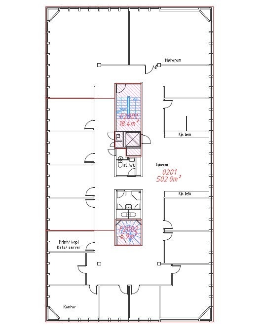 Planløsning 2.etasje Galleribilde