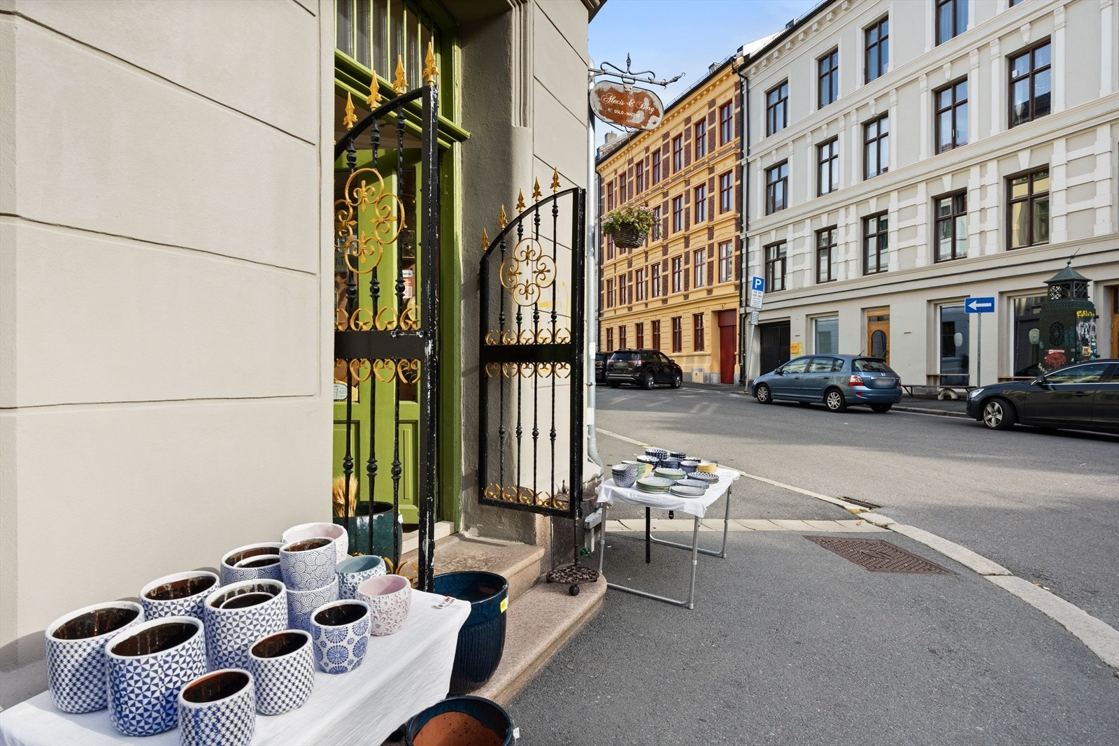 Inngang til forretningen Galleribilde