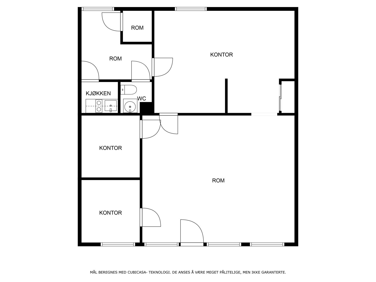 Plantegning Galleribilde