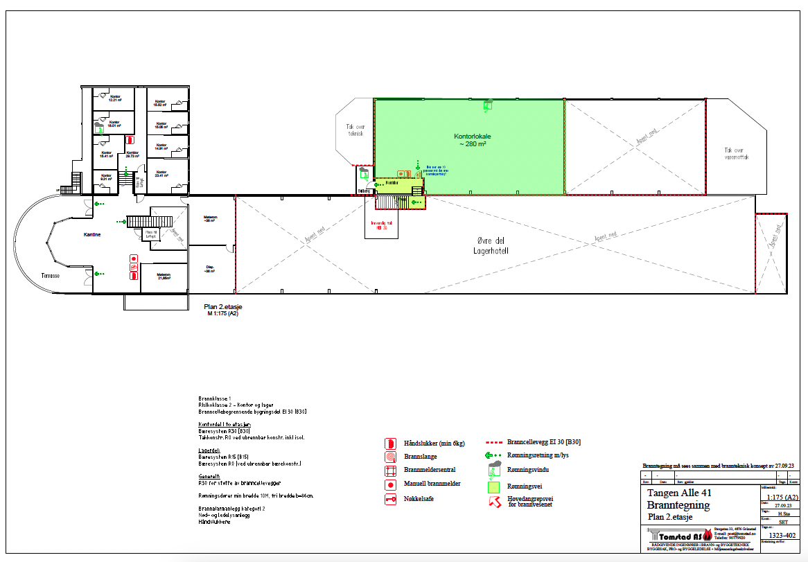 Plantegning 2. etg Galleribilde