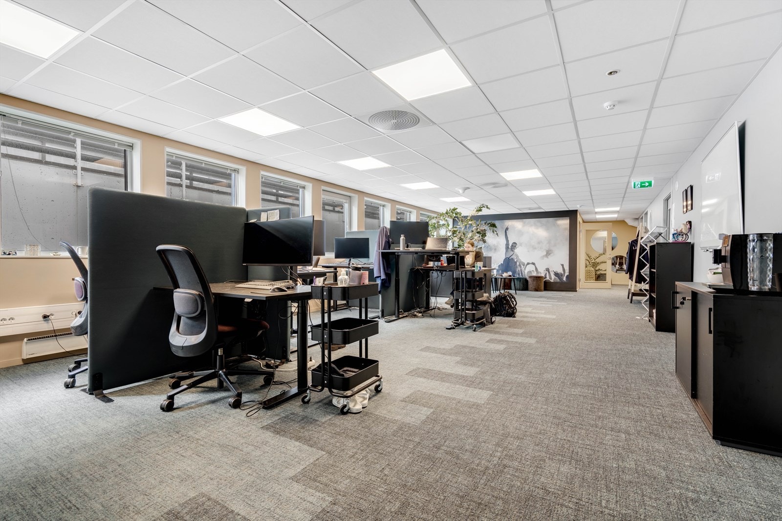 åpent kontorlandskap Galleribilde