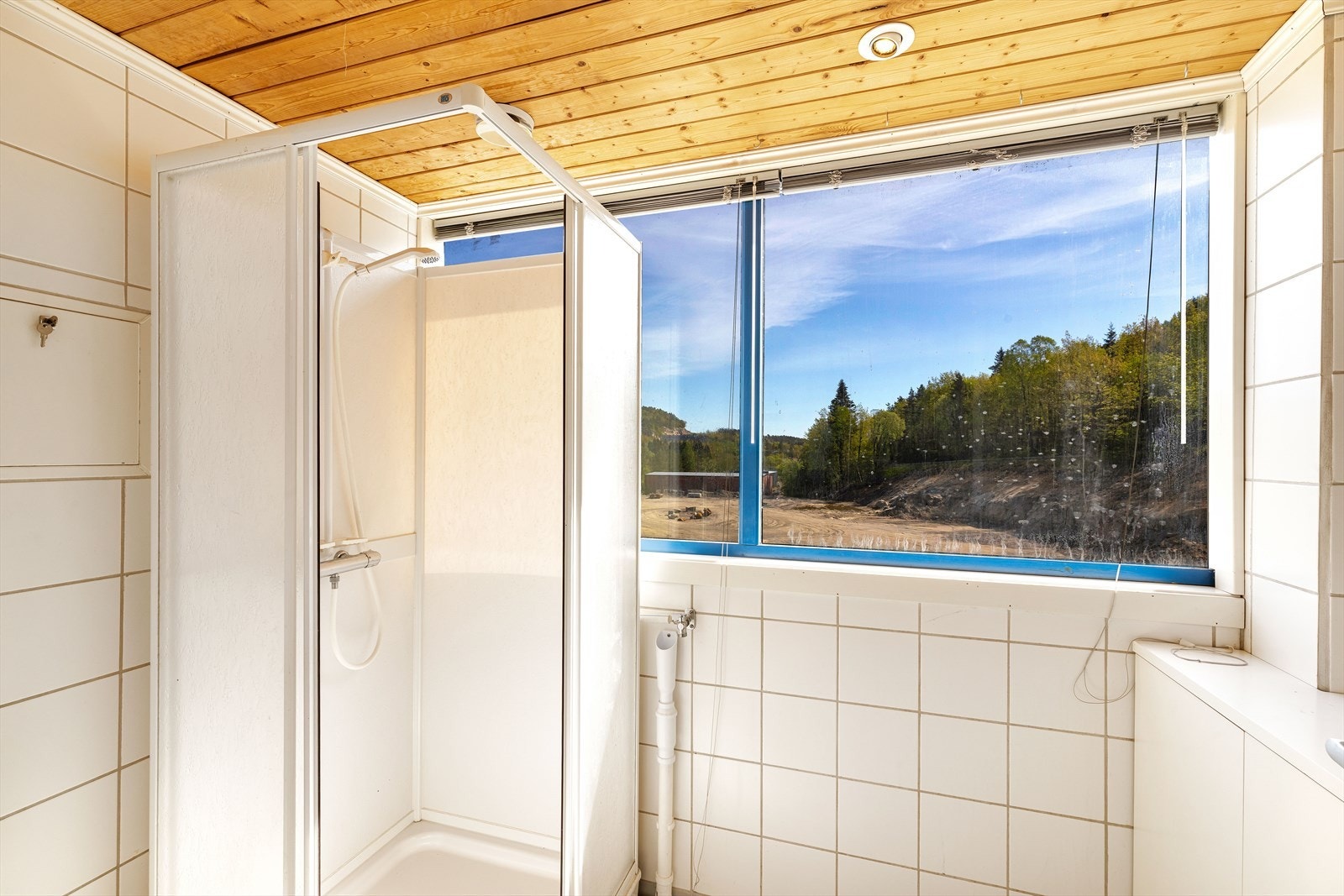 Toalett med dusj Galleribilde