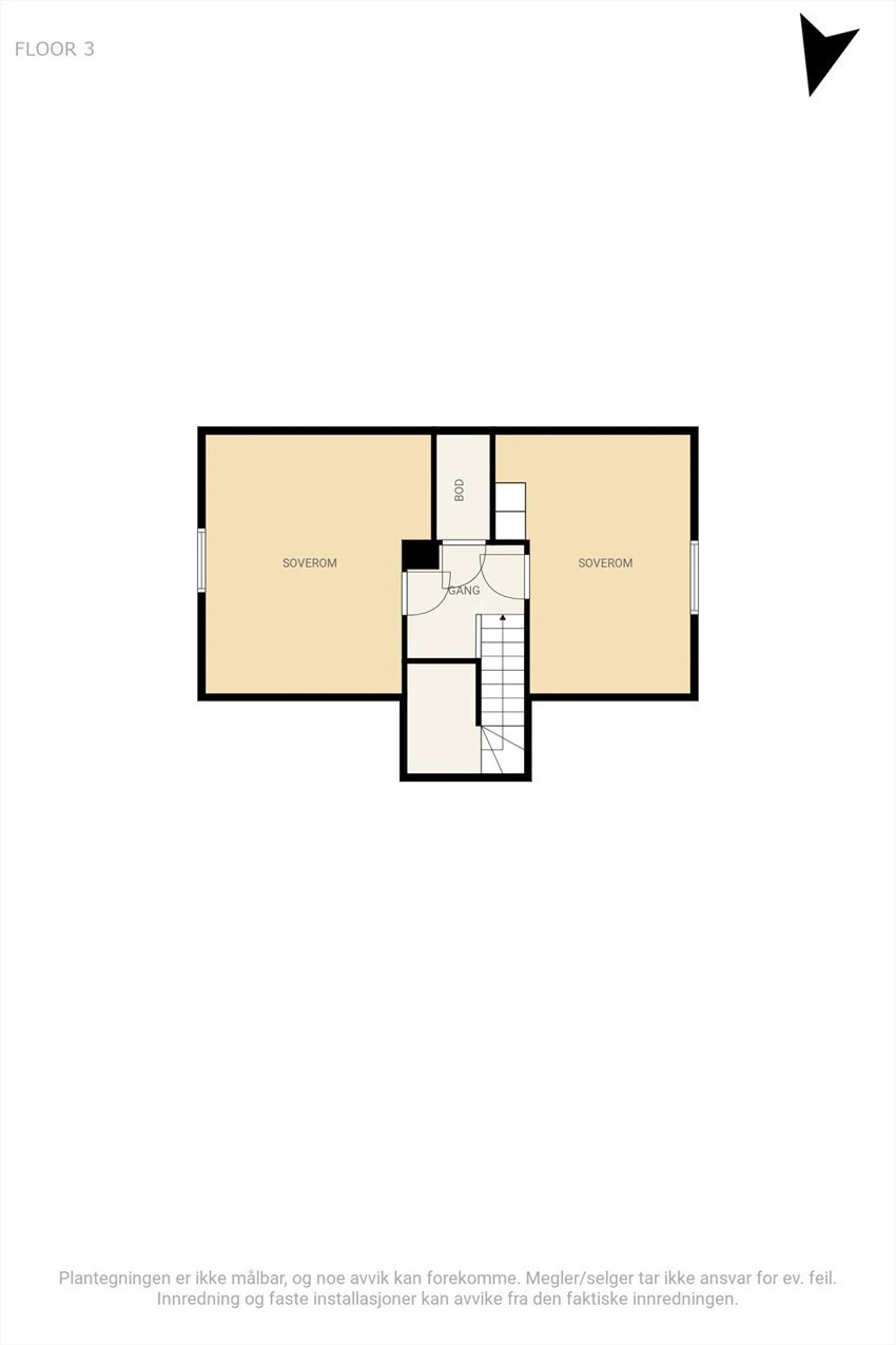 Plantegning loft. Galleribilde