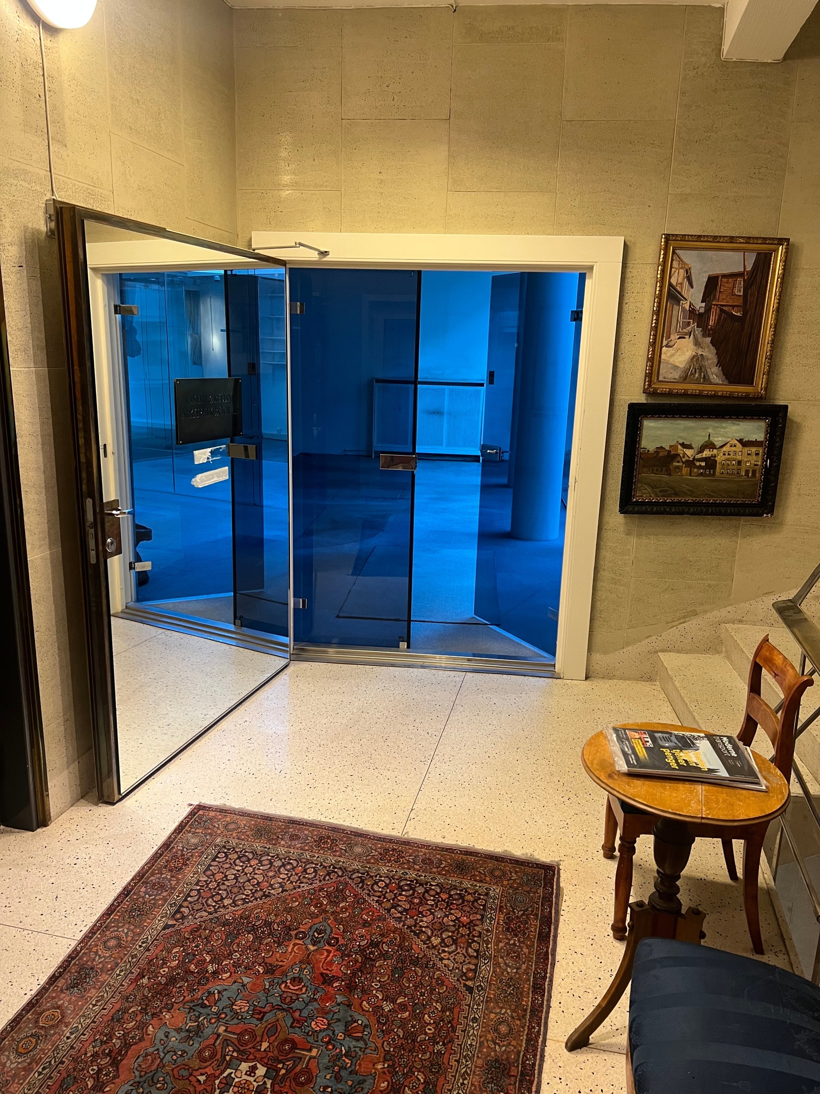 Inngangsparti i 2. etg. Galleribilde