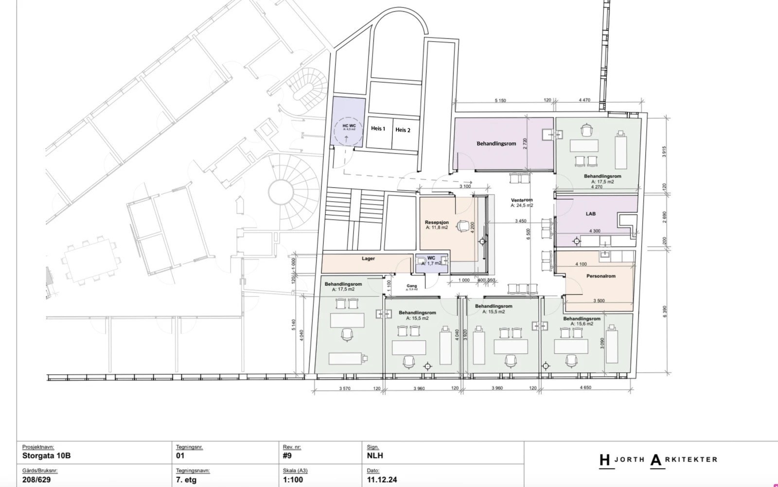 Plantegning Galleribilde