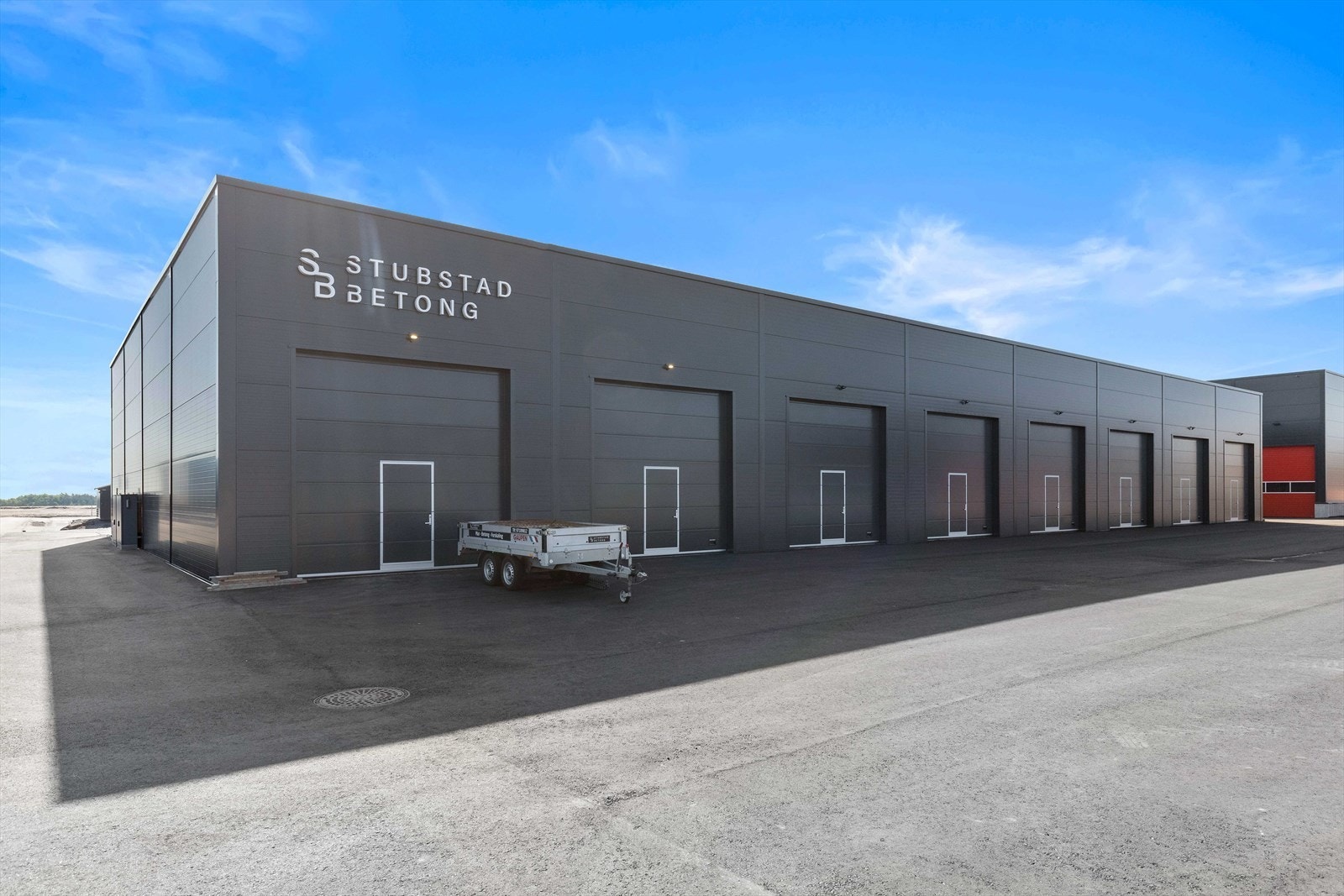 ledige seksjoner - port 2 og 3 fra høyre Galleribilde