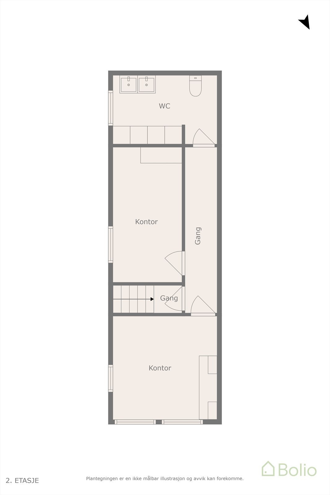 Plantegning Galleribilde