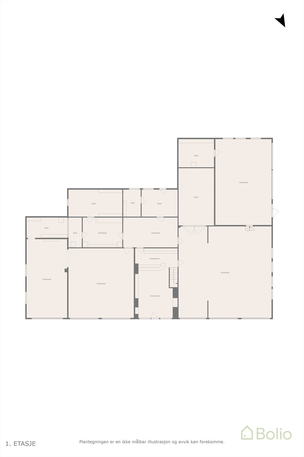 Plantegning Galleribilde