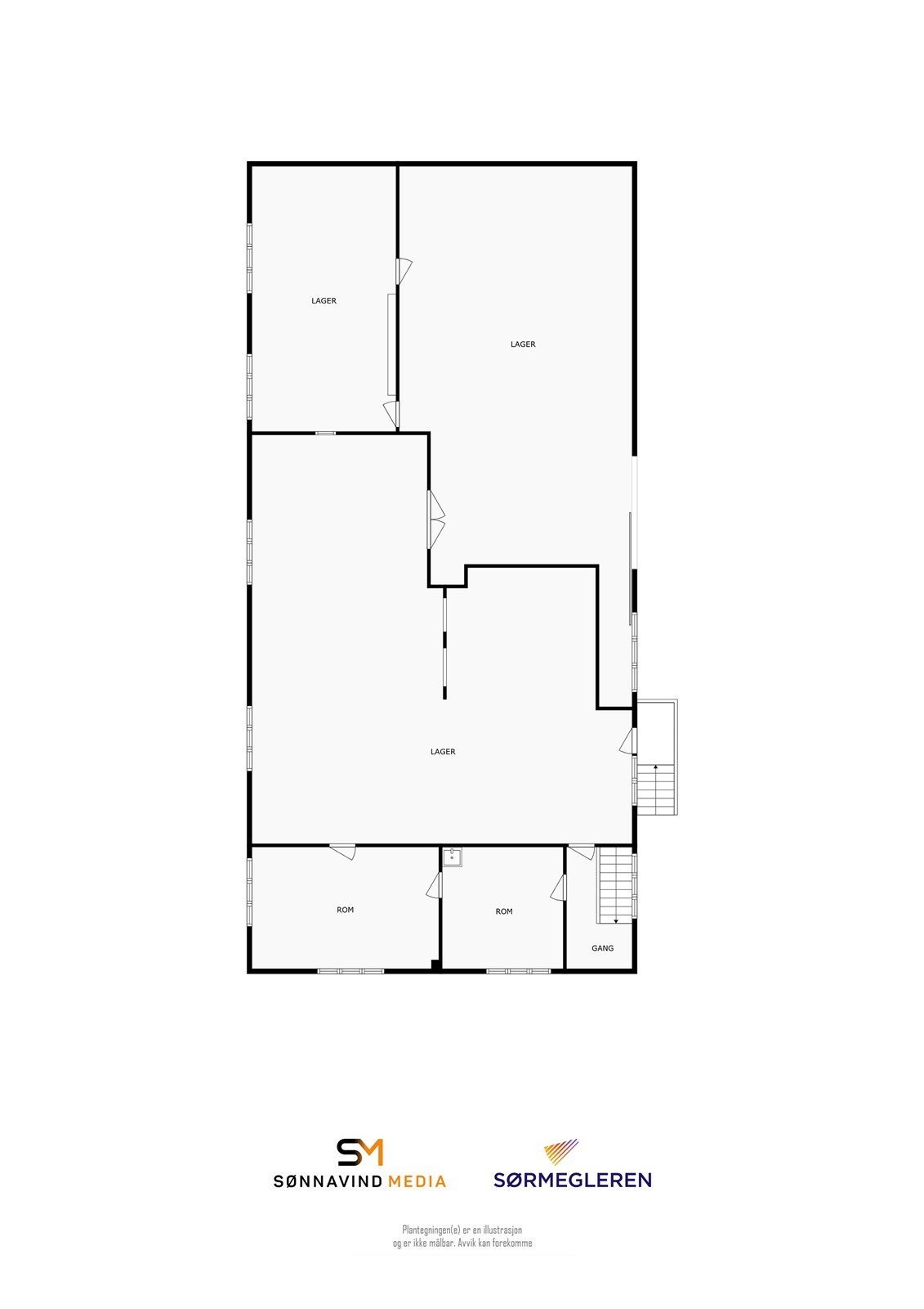 Plantegning 2.etg. Galleribilde
