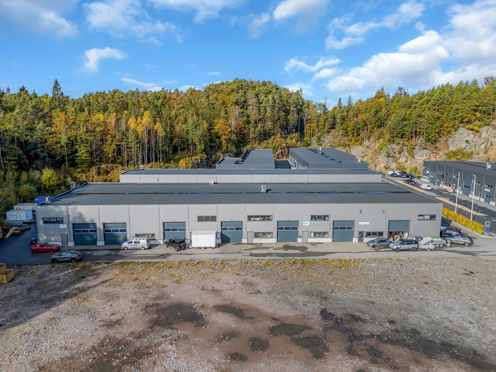 Dronebilde Galleribilde