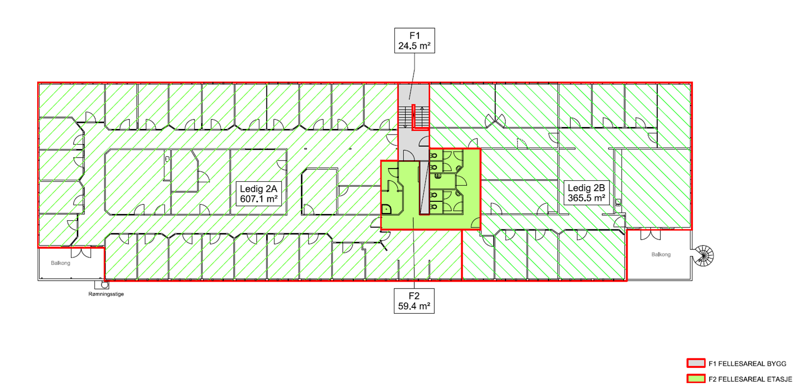 2. etg. Kokstadvegen 31a. Galleribilde