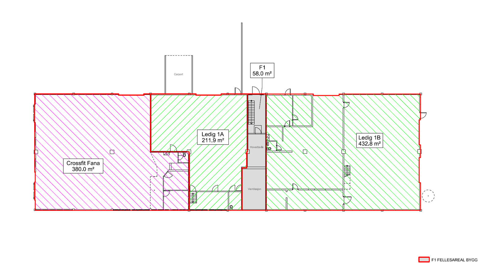 1. etg. Kokstadvegen 31a. Galleribilde