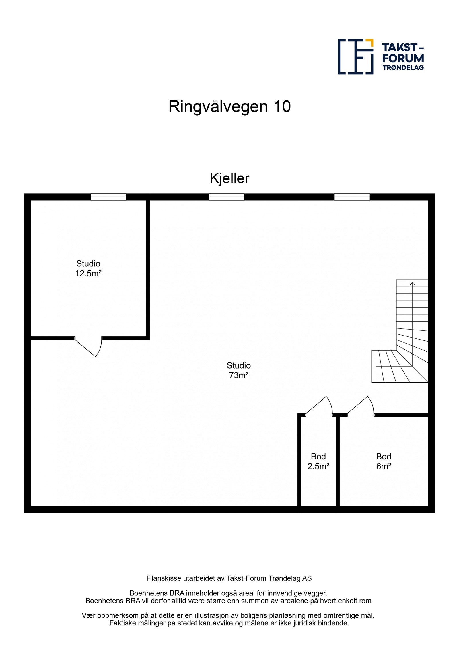 Planskisse - kjeller Galleribilde