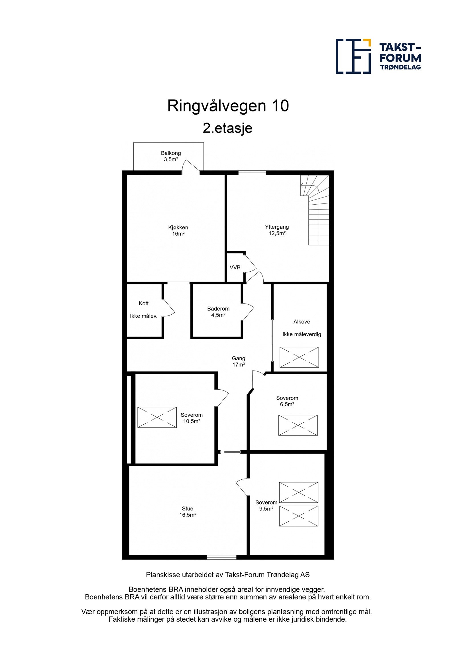 Planskisse - 2. etasje Galleribilde