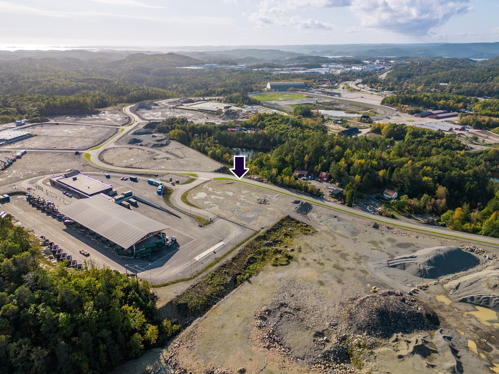Syndinga industriområde bygges gradvis opp i Sørlandsparken Øst Galleribilde