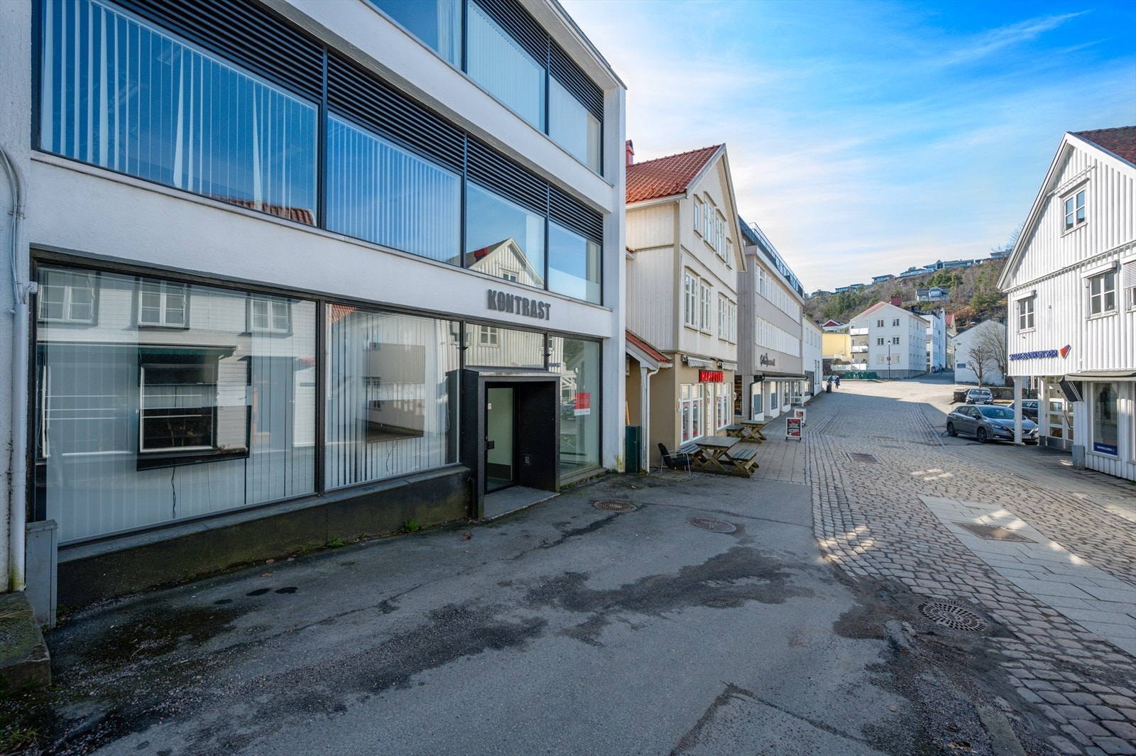 Fra bygget i retning torvet Galleribilde