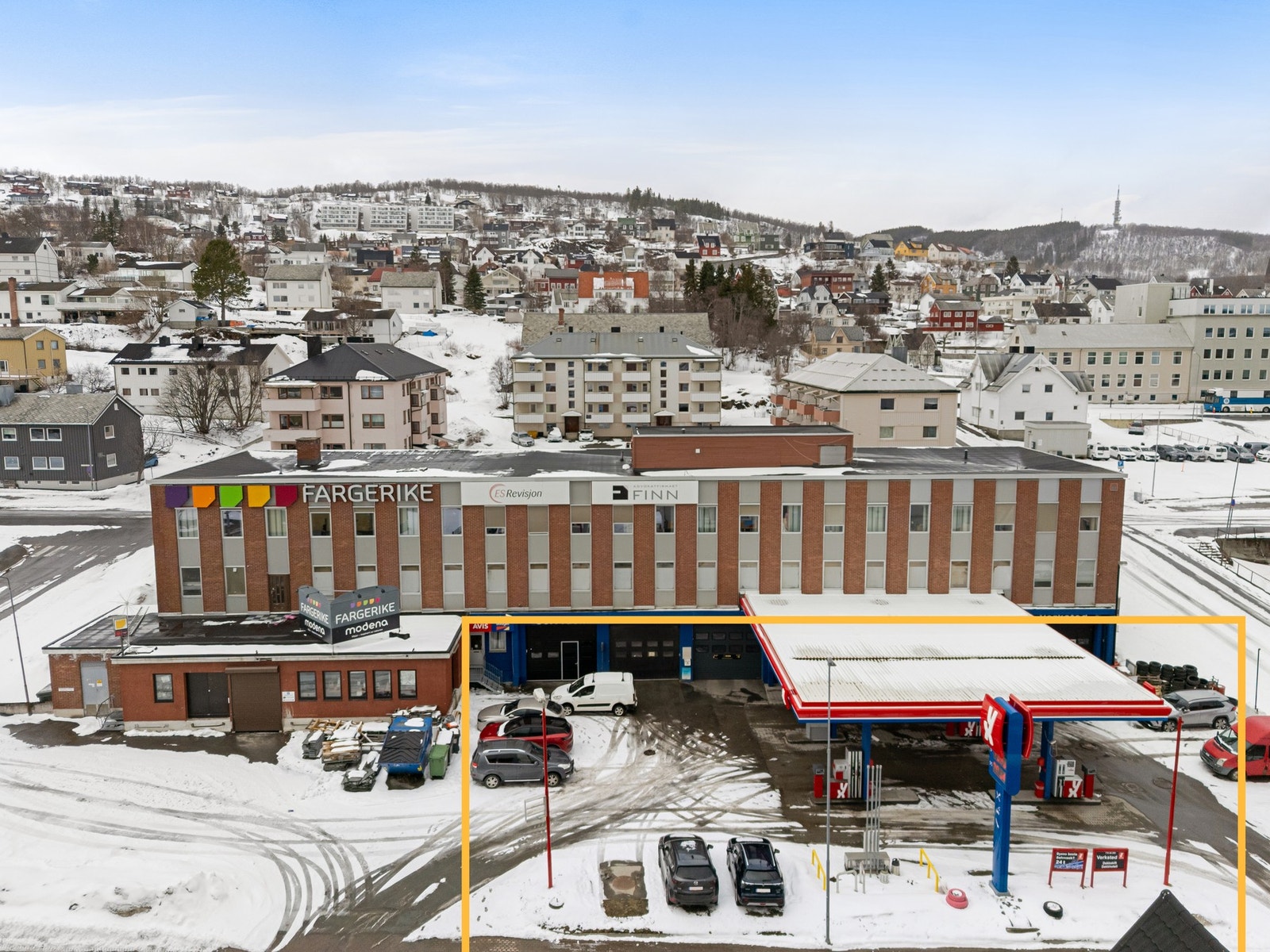 Området som er skravert er ikke nøyaktig og det vil forekomme avvik Galleribilde