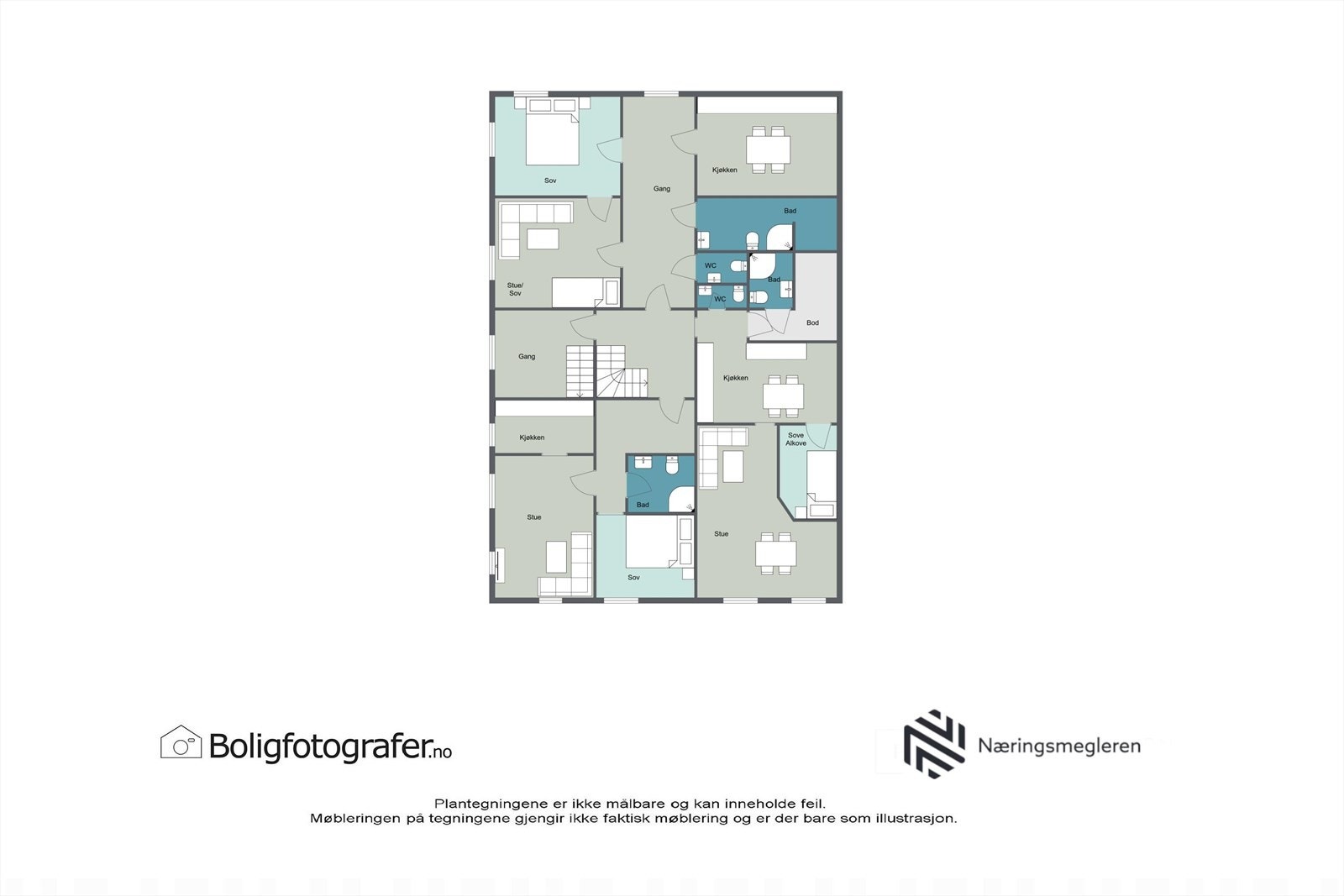 Eksempel skisse 2. etg Galleribilde