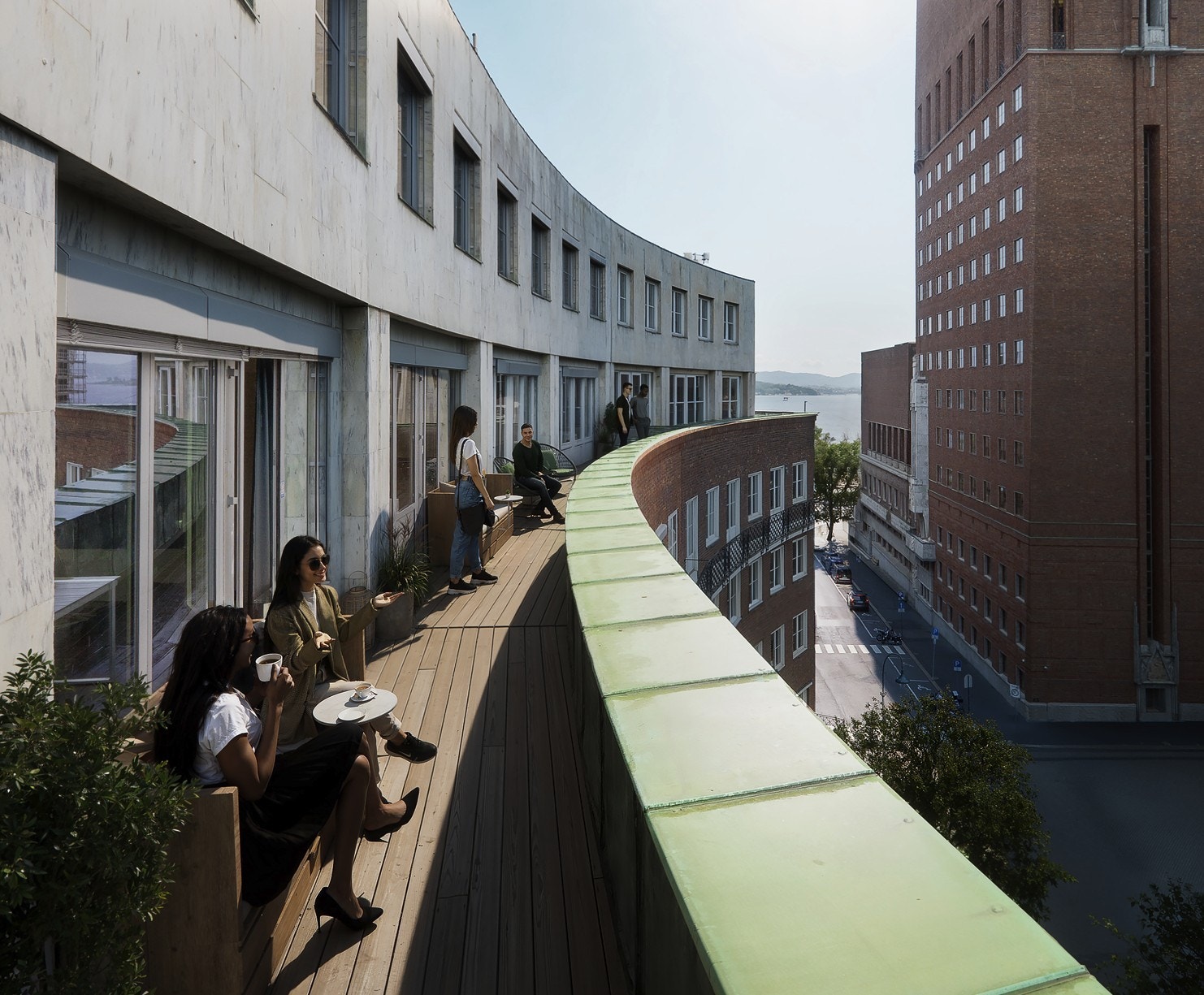 Eksklusiv terrasse for lokalene i 7. etasje Galleribilde