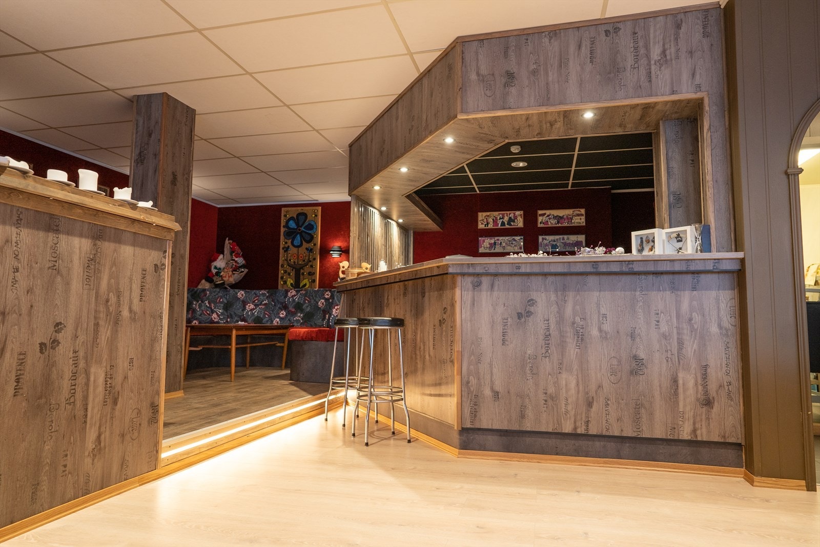 Baren i selskapslokalet Galleribilde