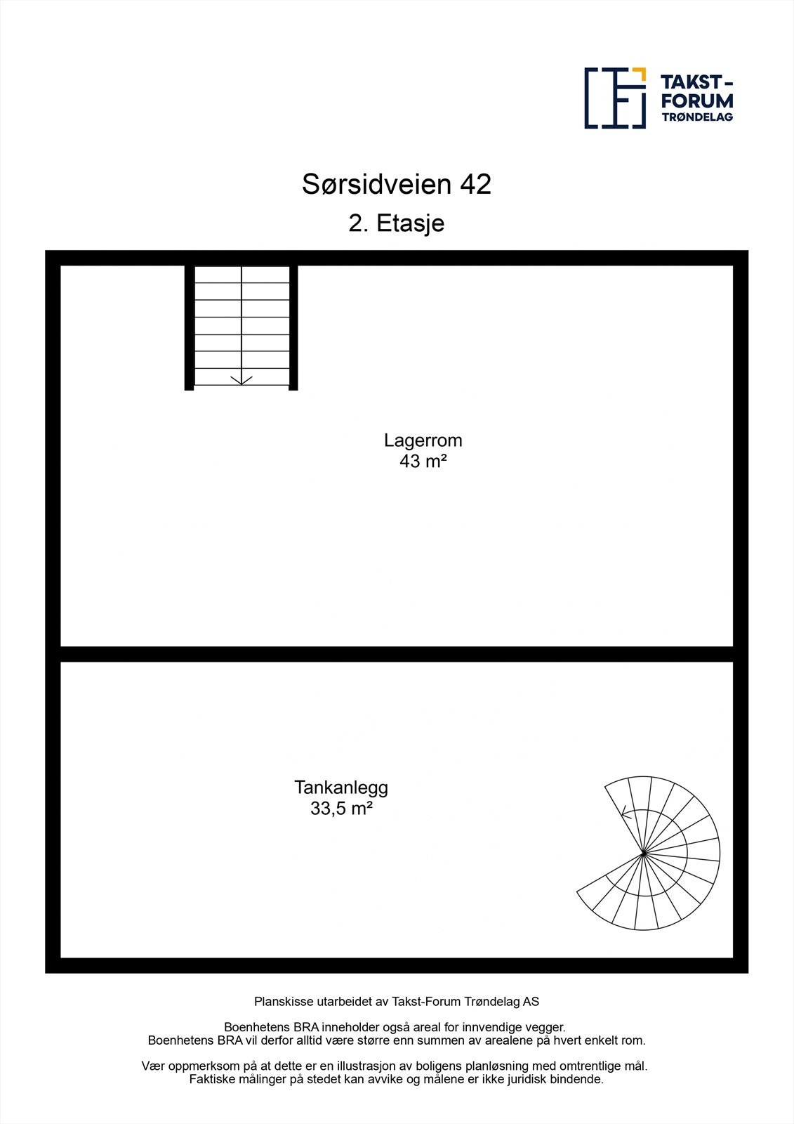 Plantegning 2. Etasje Galleribilde