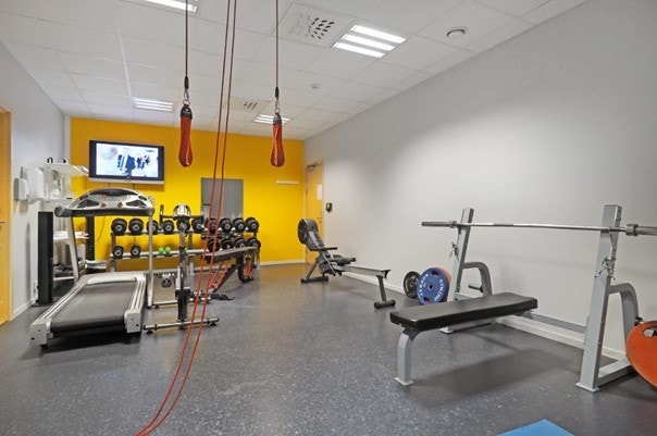 Felles treningsrom i bygget som kan brukes fritt av alle leietakere Galleribilde