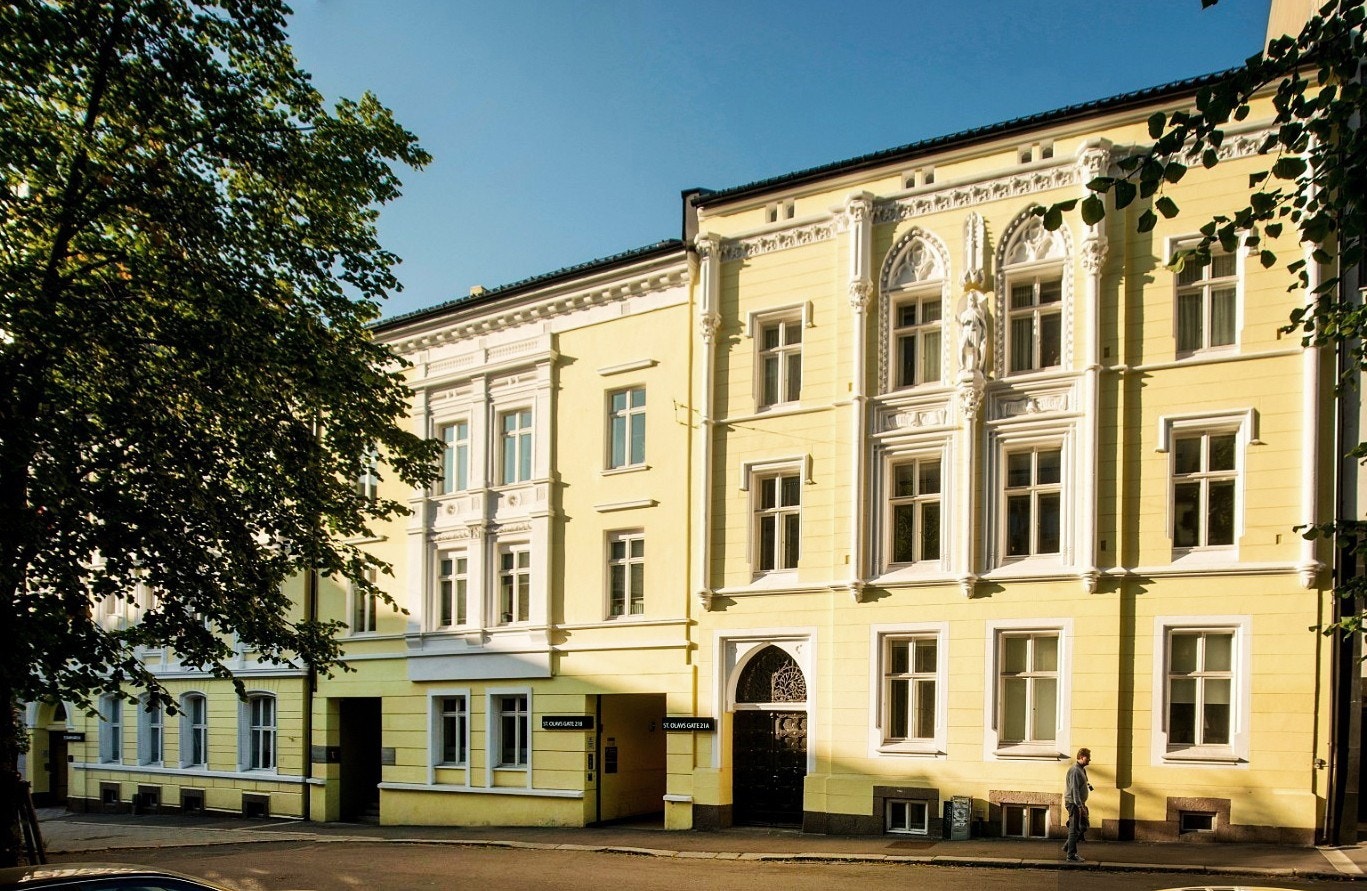 St Olavs gate 21C har en vakker og fin fasade. Galleribilde