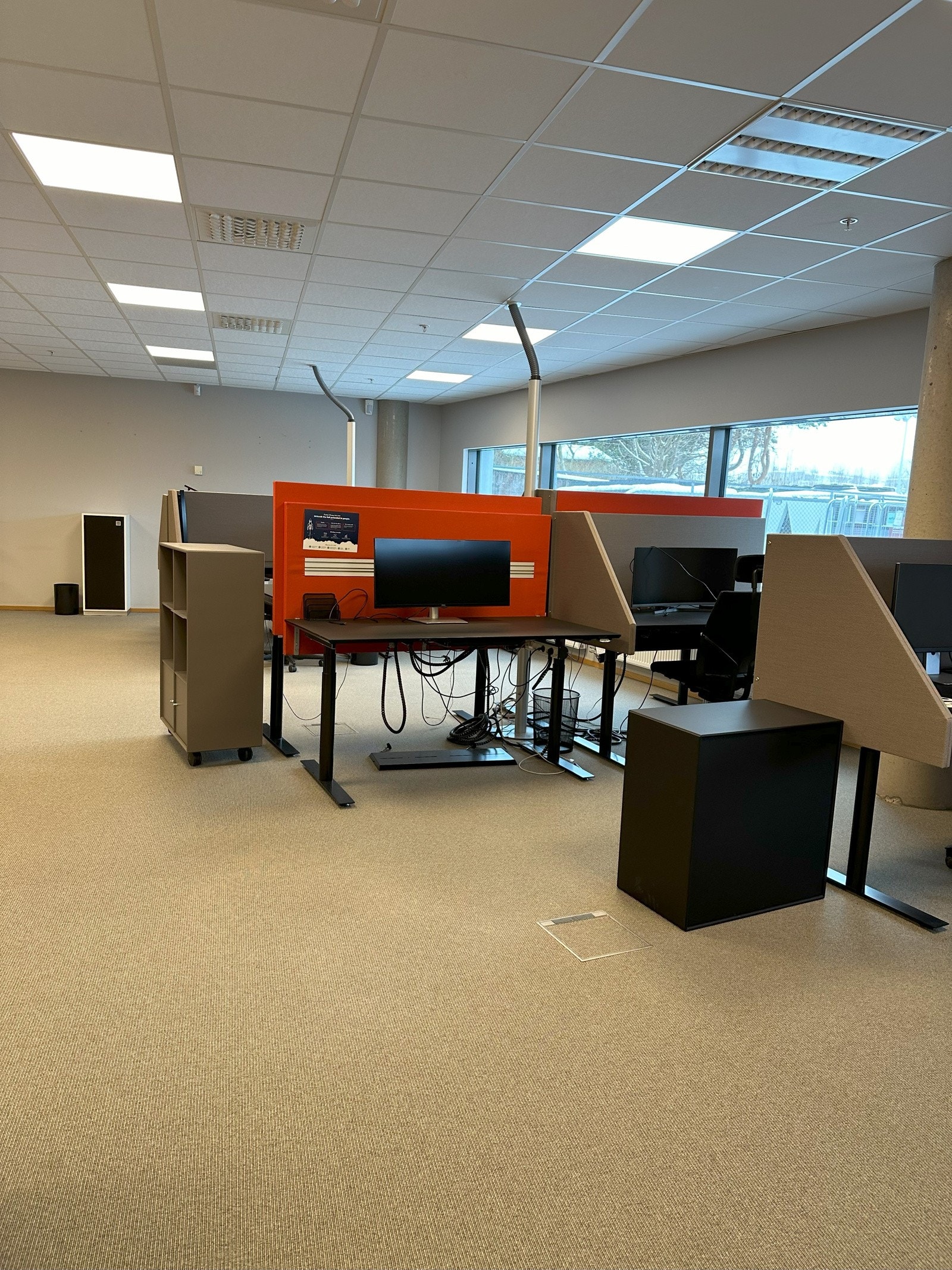 Stor lyse lokaler Galleribilde